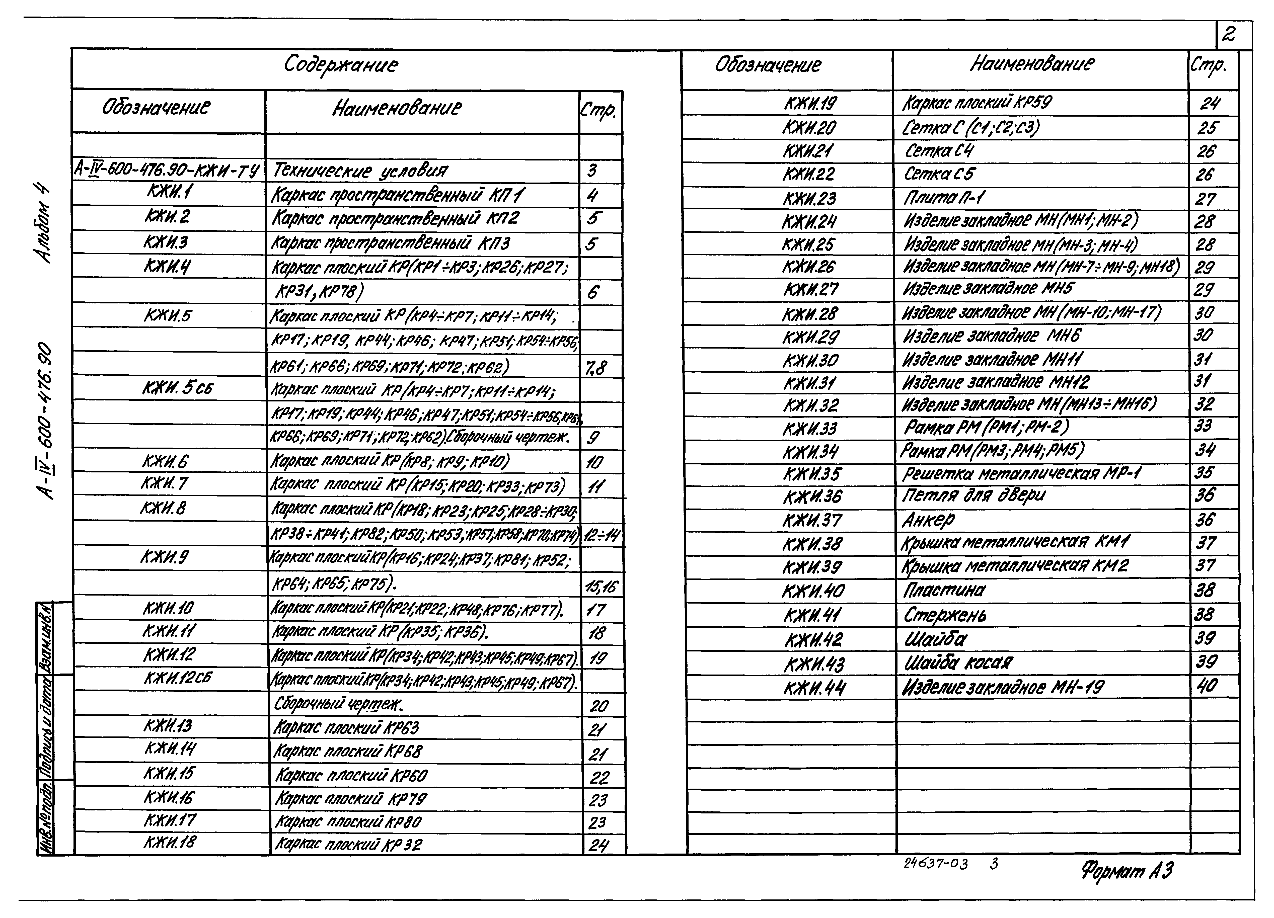 Типовой проект А-IV-600-476.90