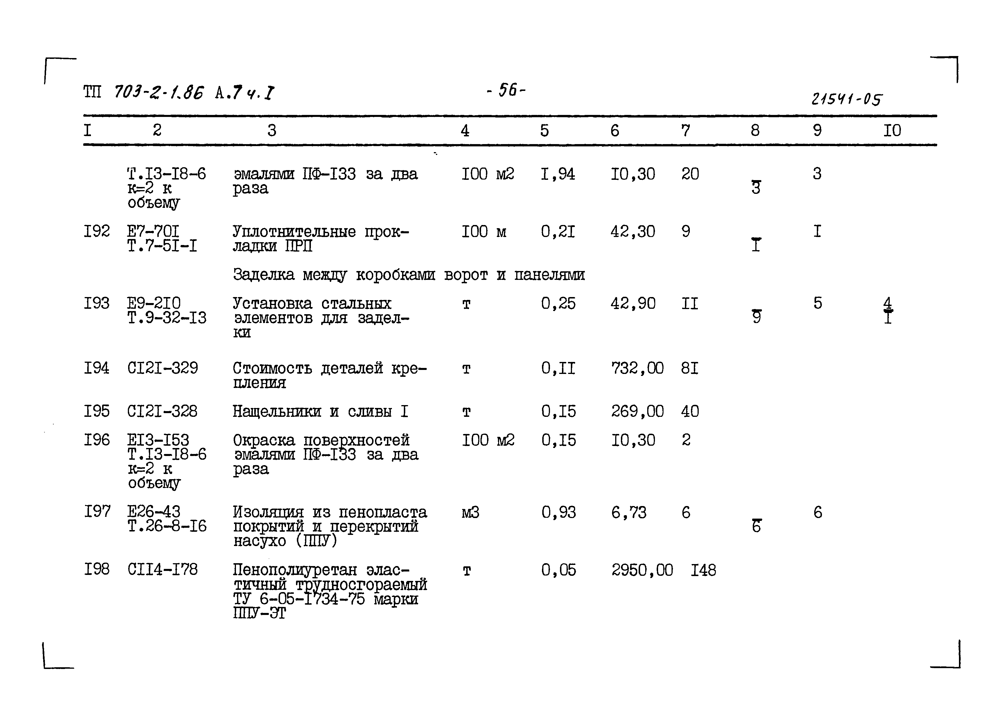 Типовой проект 703-2-1.86