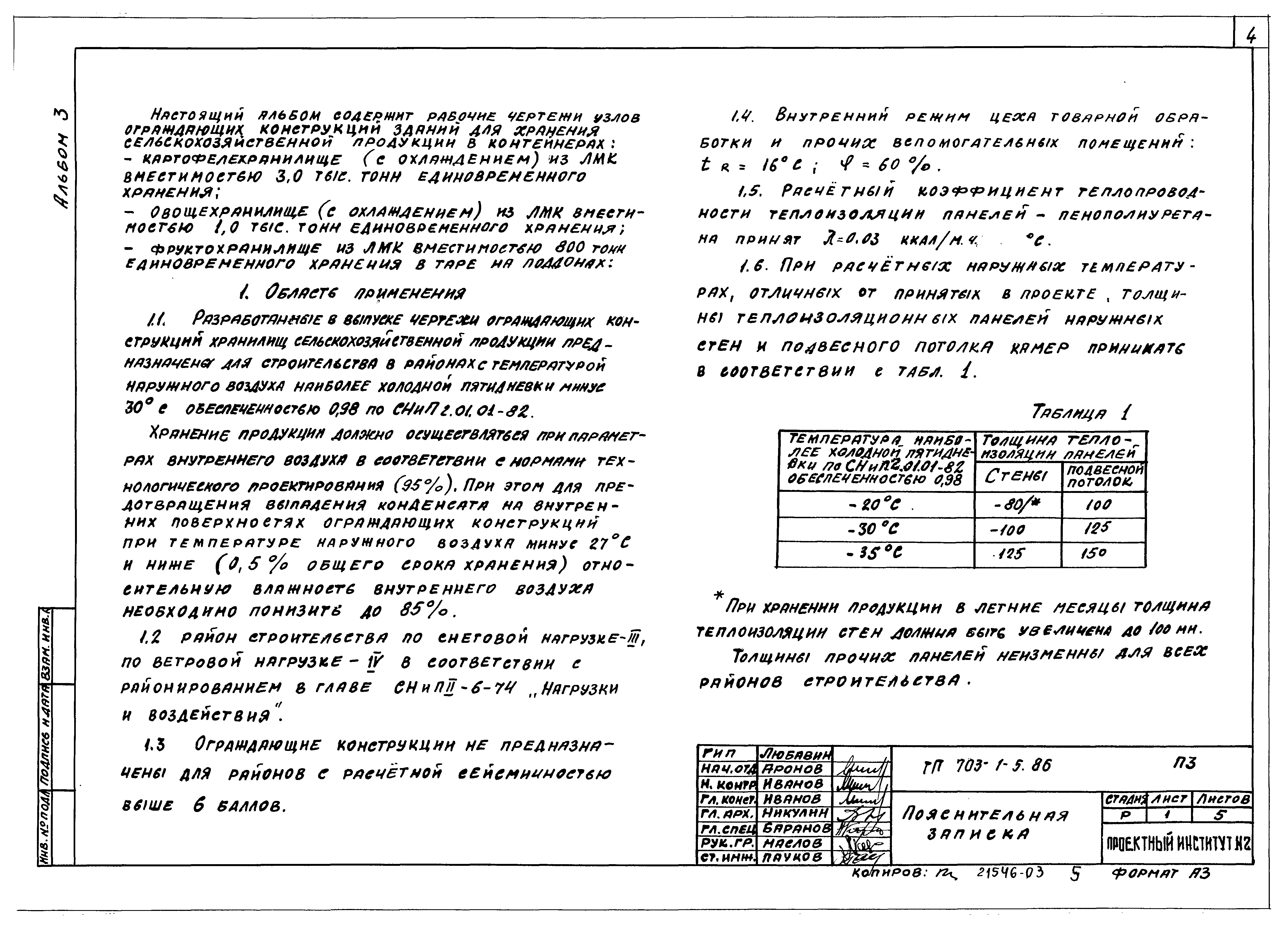 Типовой проект 703-2-1.86