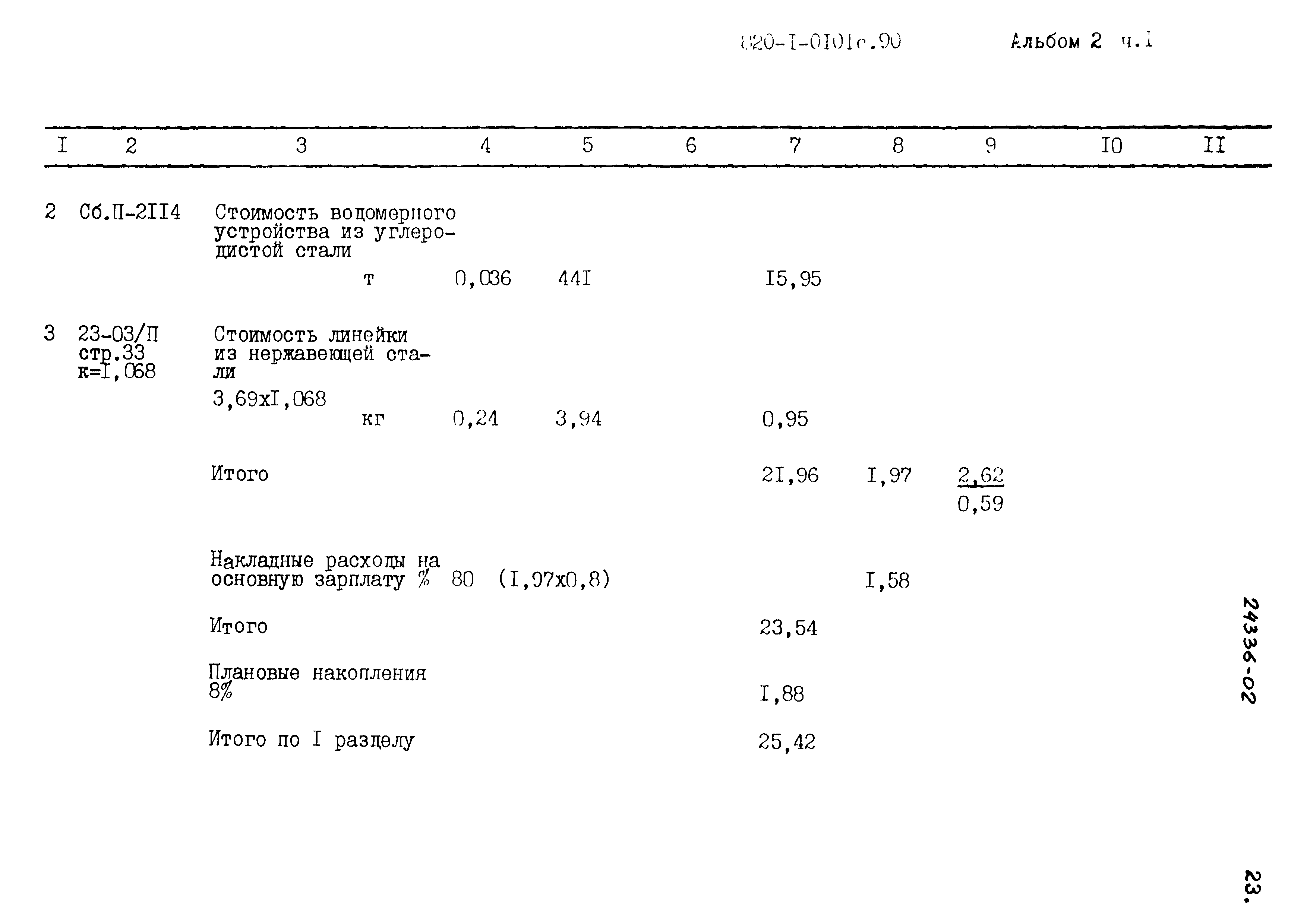 Типовые проектные решения 820-1-0101с.90