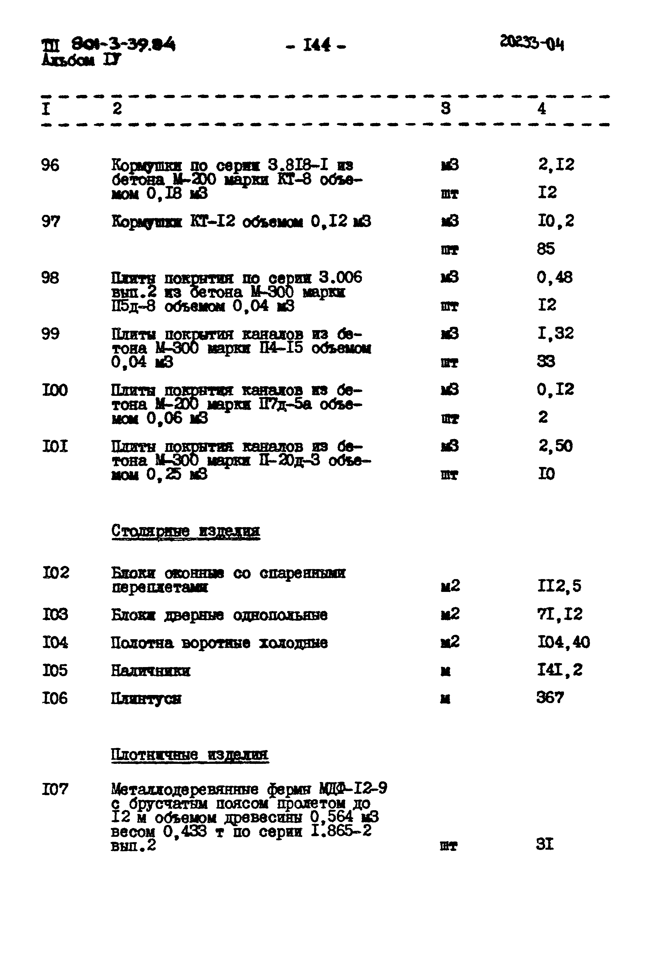 Типовой проект 801-3-39.84