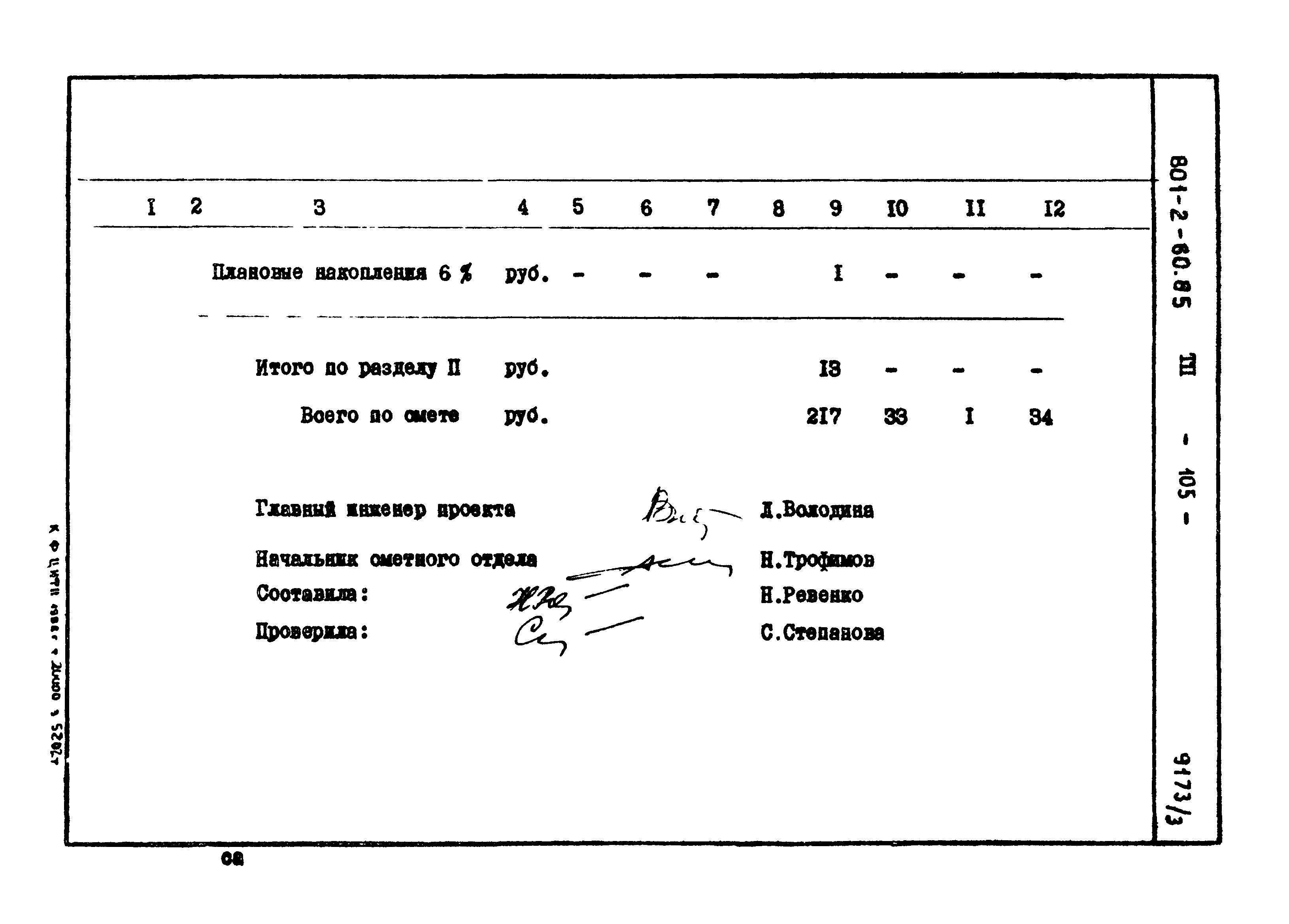 Типовой проект 801-2-60.85