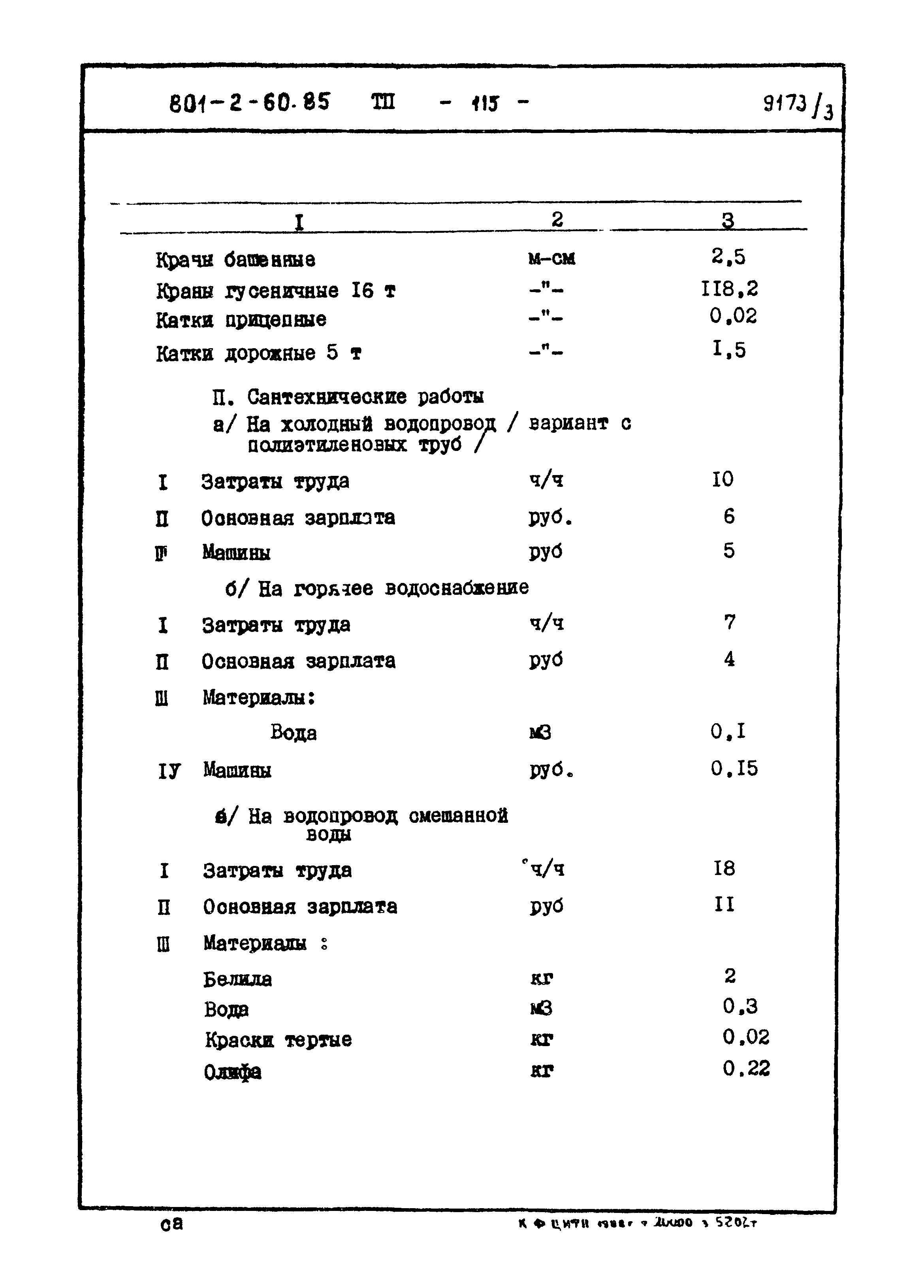 Типовой проект 801-2-60.85