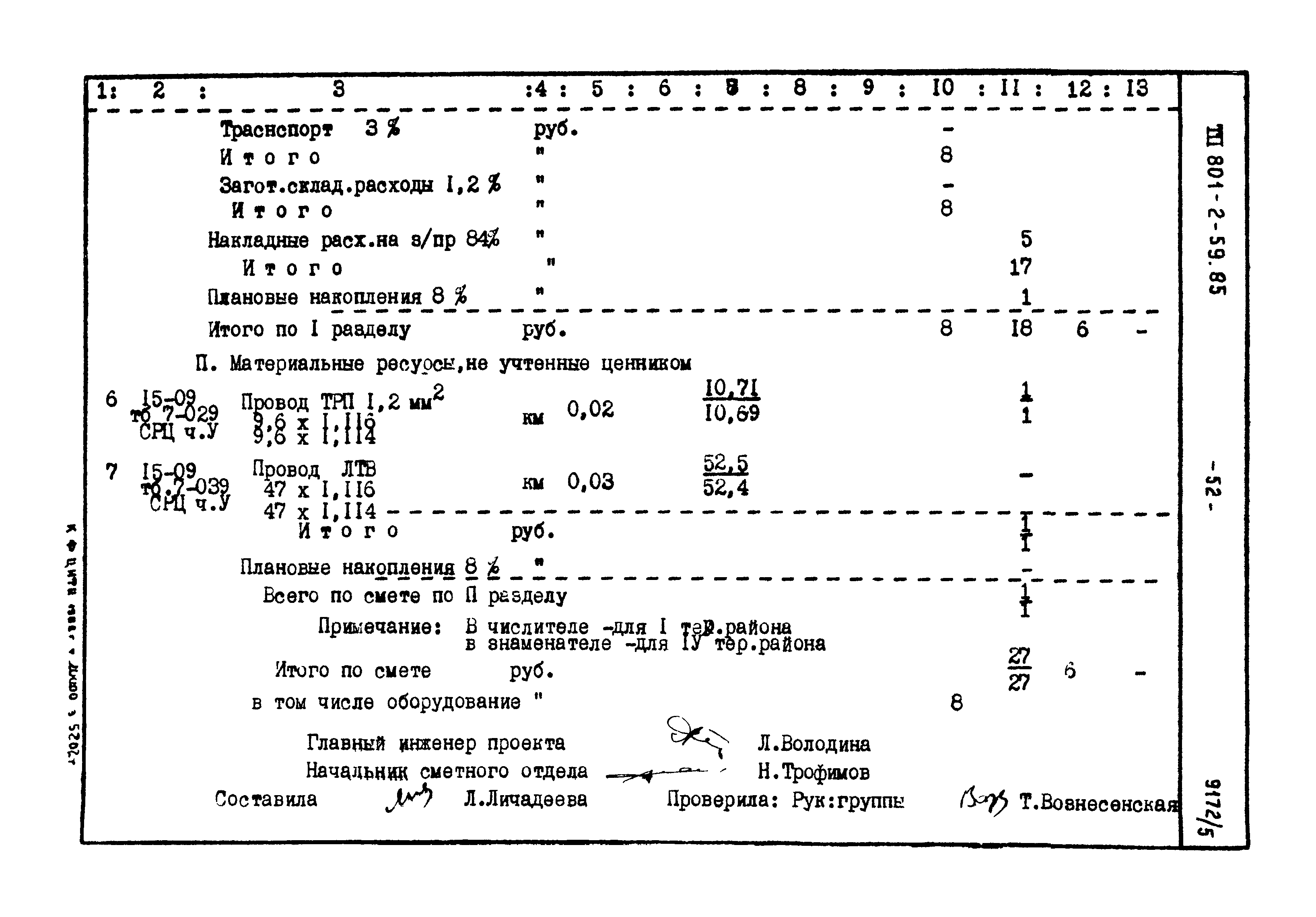 Типовой проект 801-2-59.85