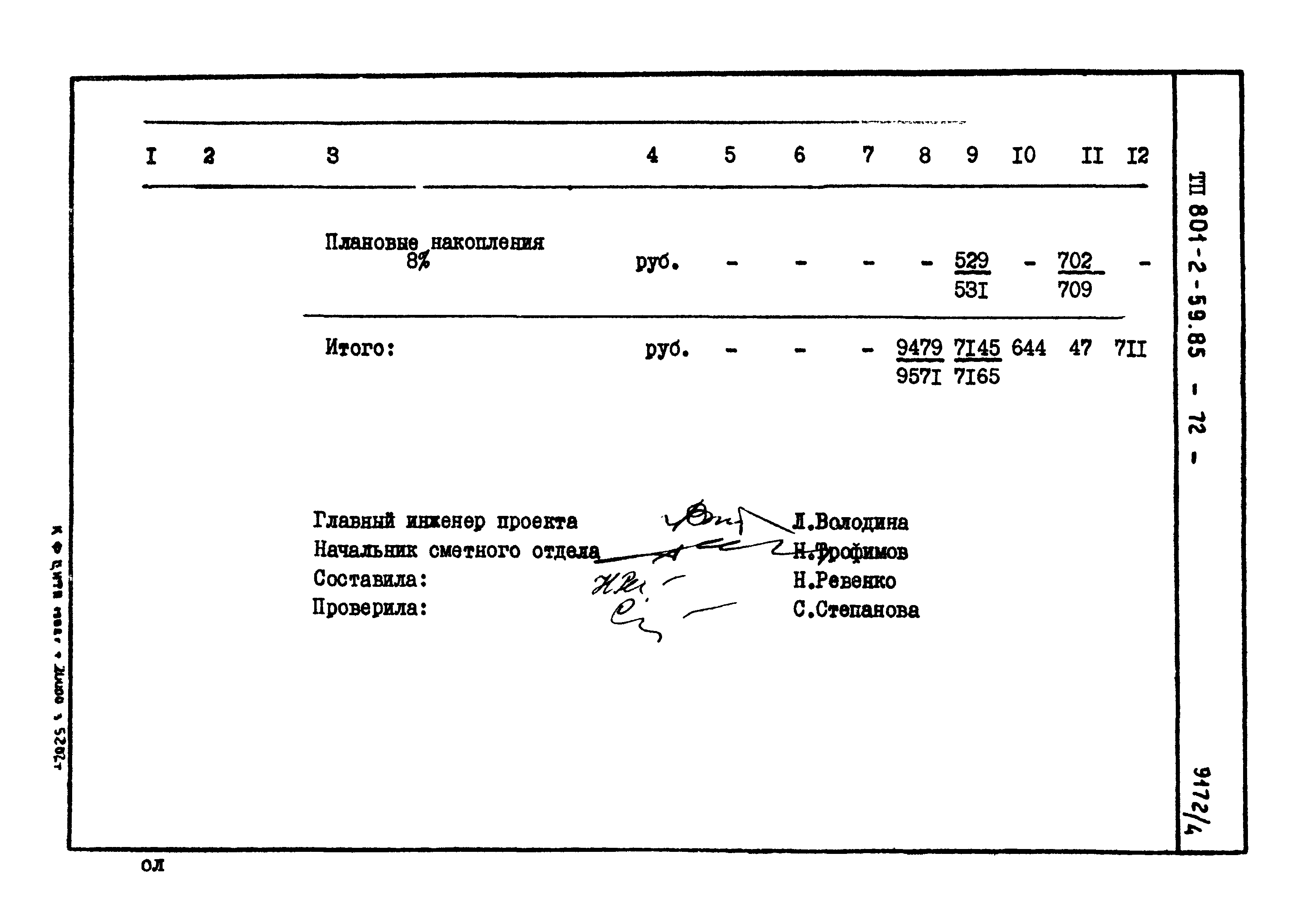 Типовой проект 801-2-59.85