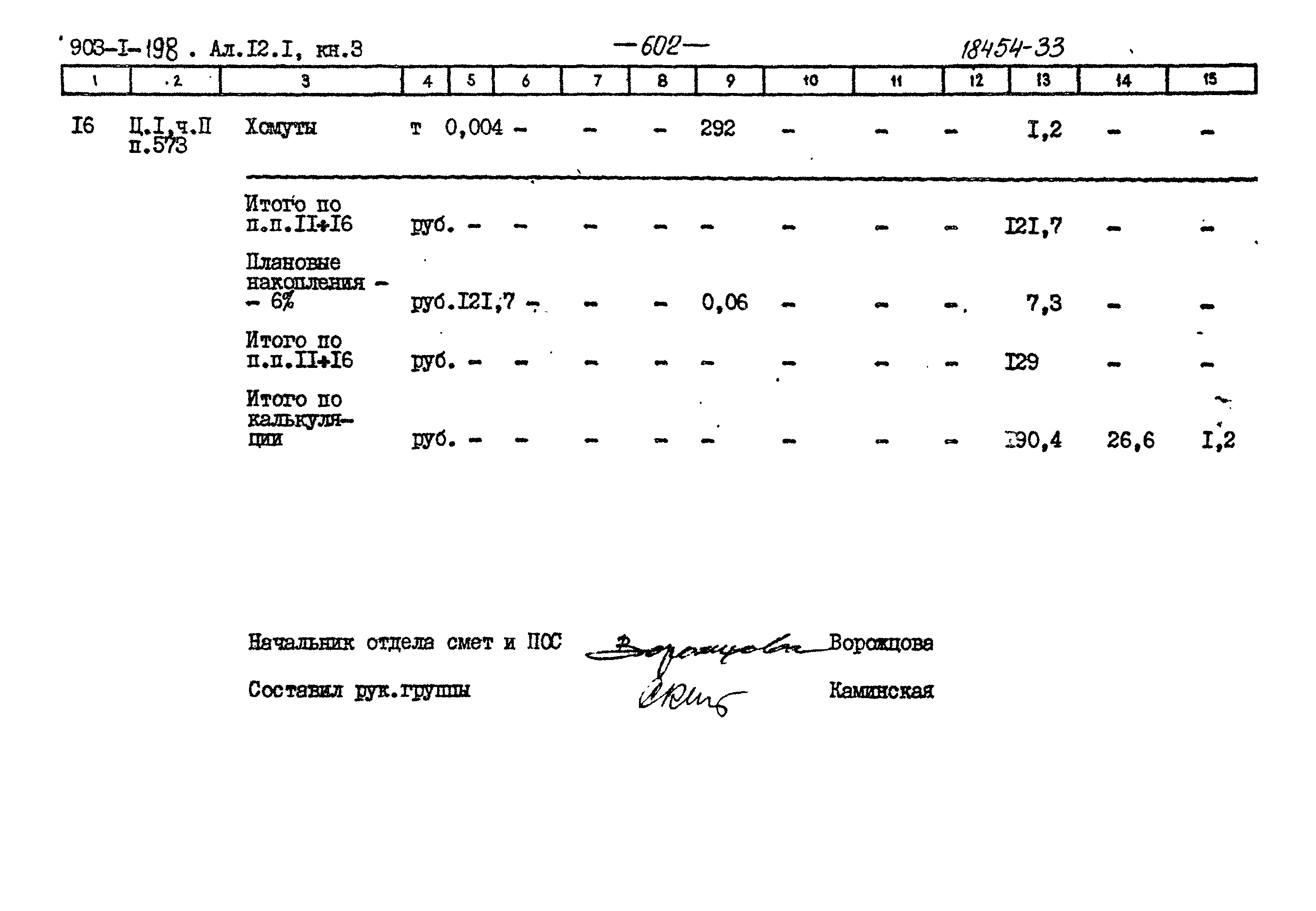 Типовой проект 903-1-198