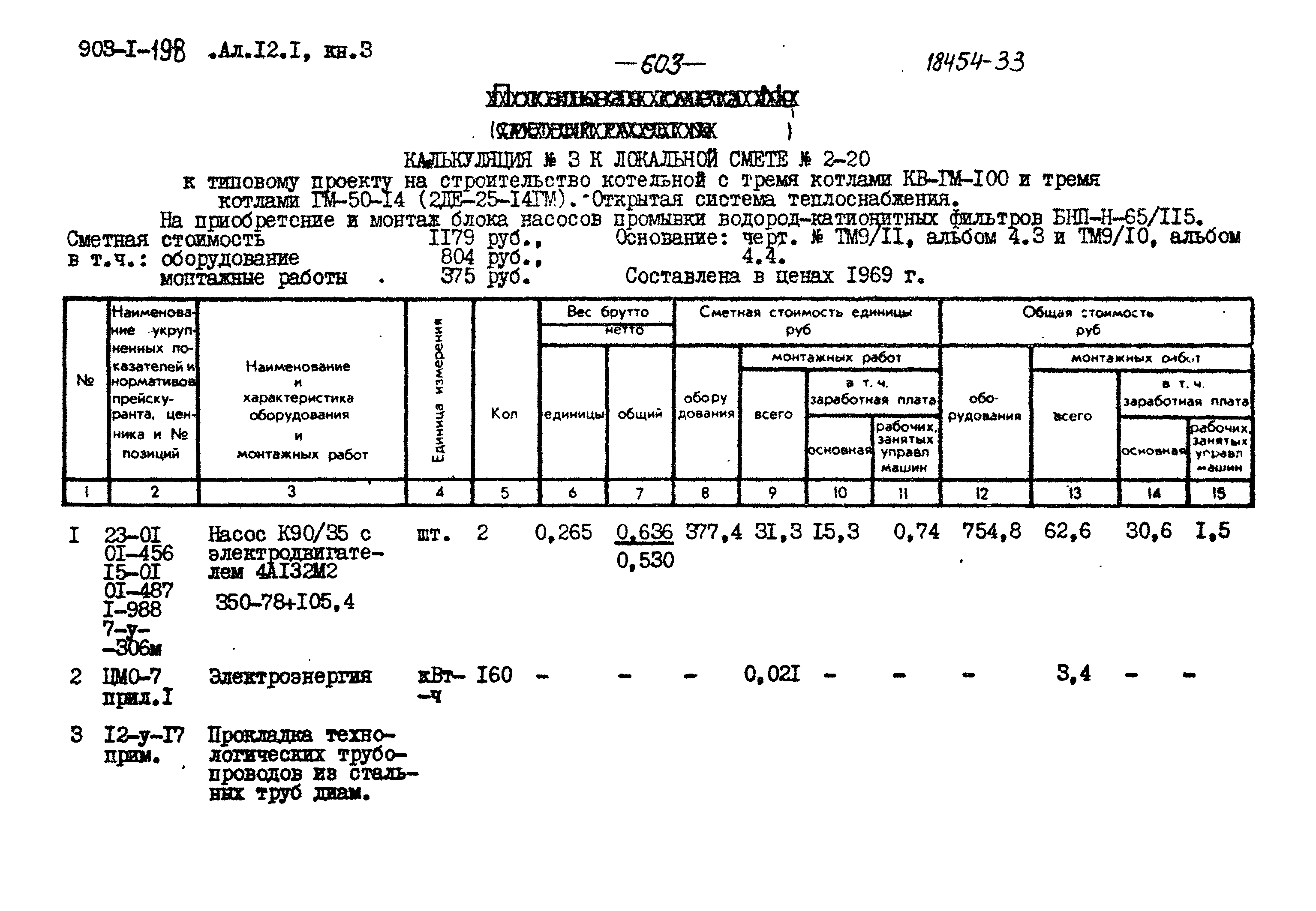 Типовой проект 903-1-198