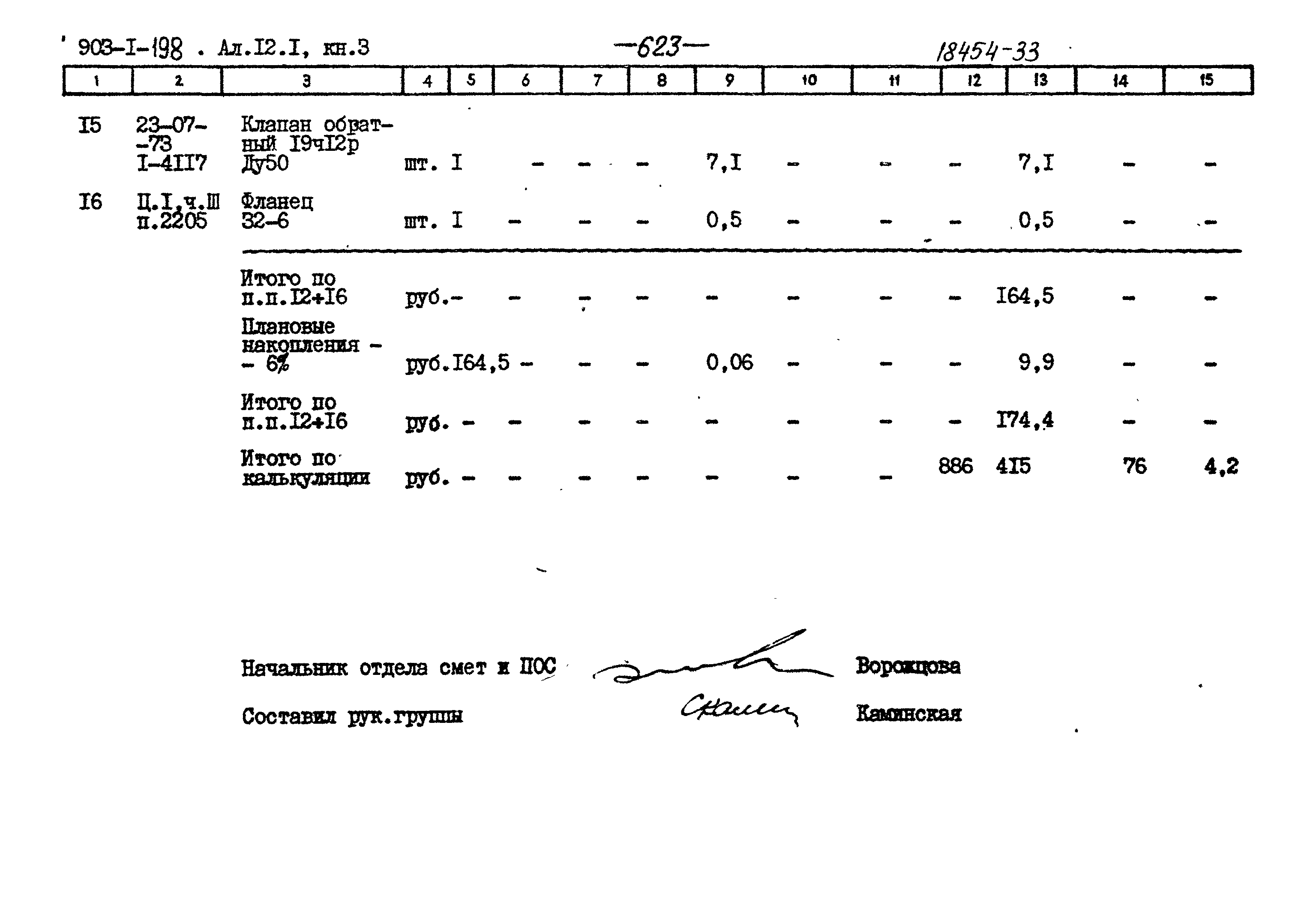 Типовой проект 903-1-198