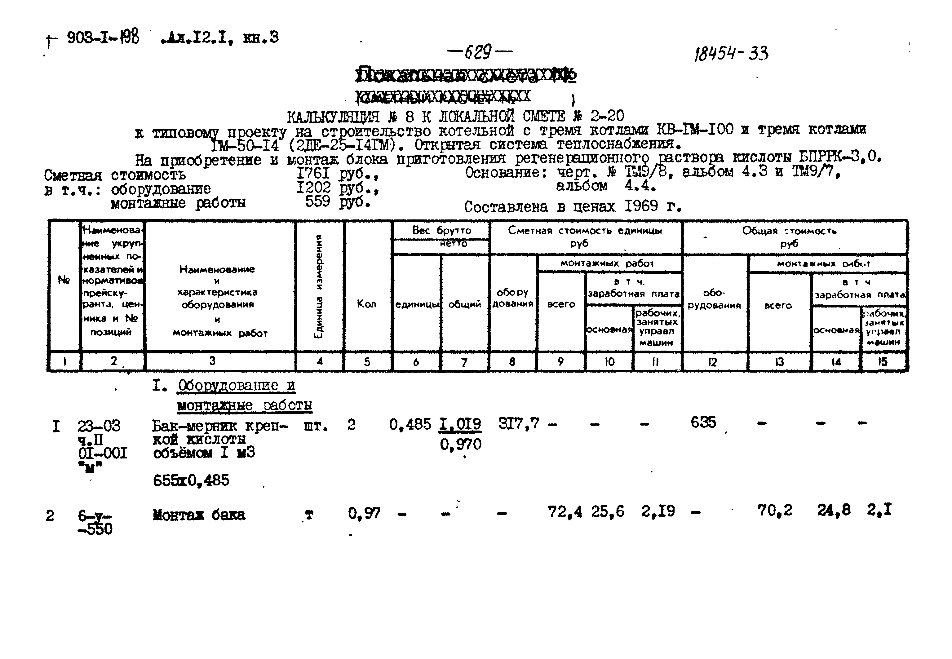 Типовой проект 903-1-198