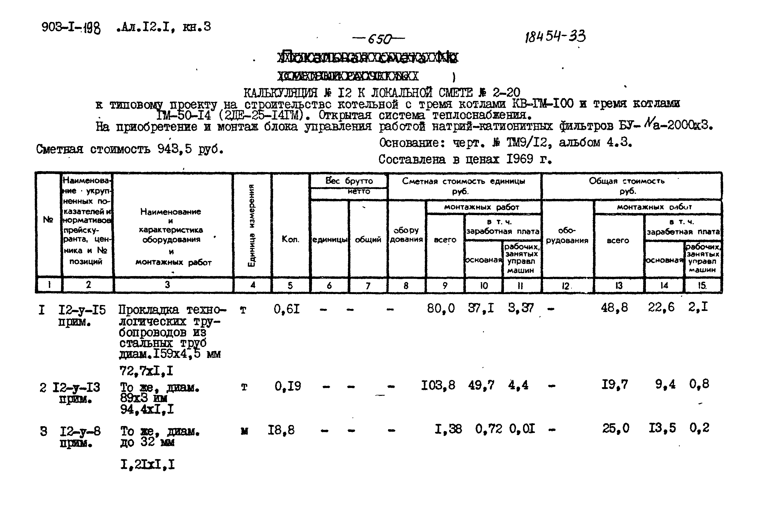 Типовой проект 903-1-198