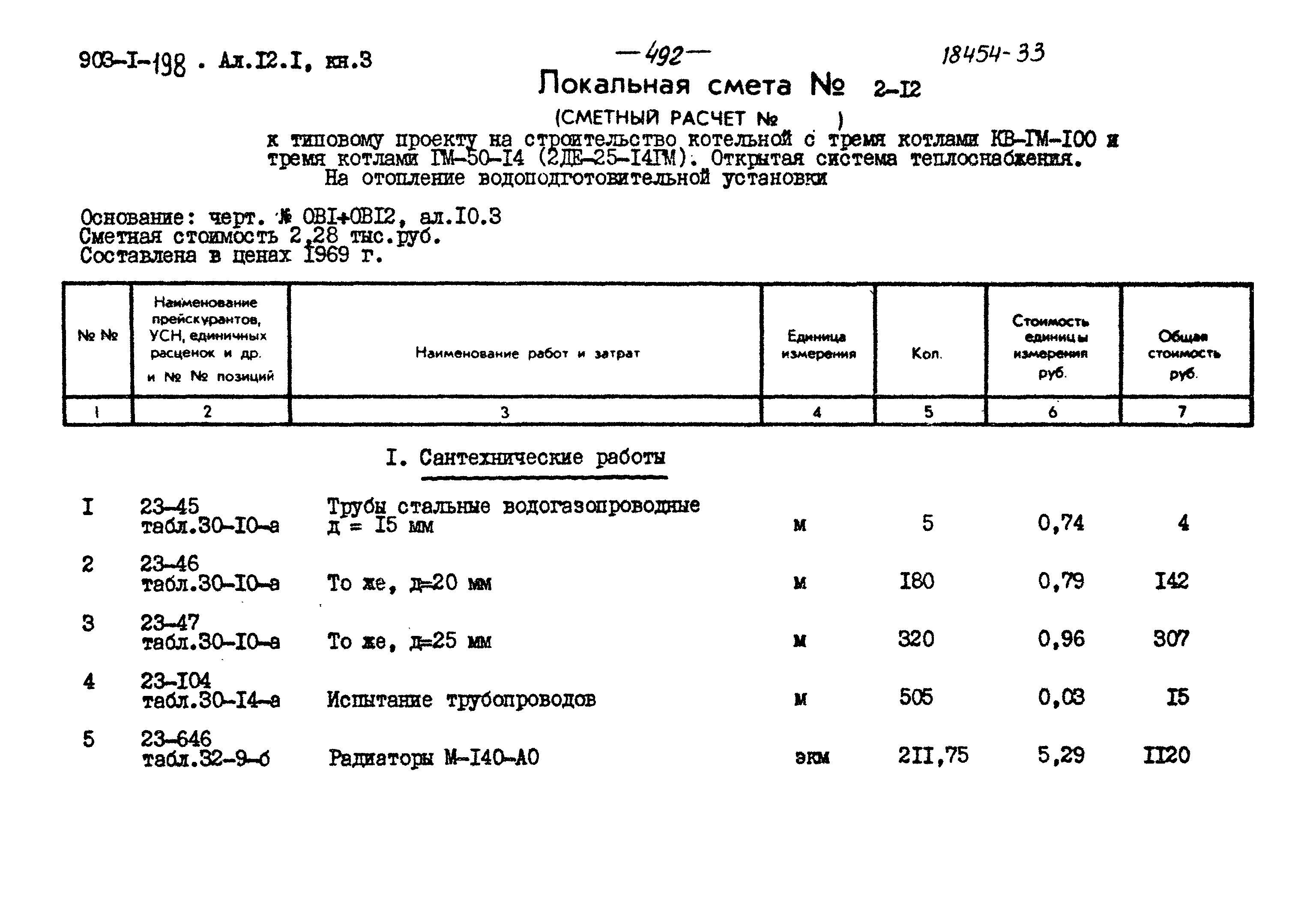 Типовой проект 903-1-198