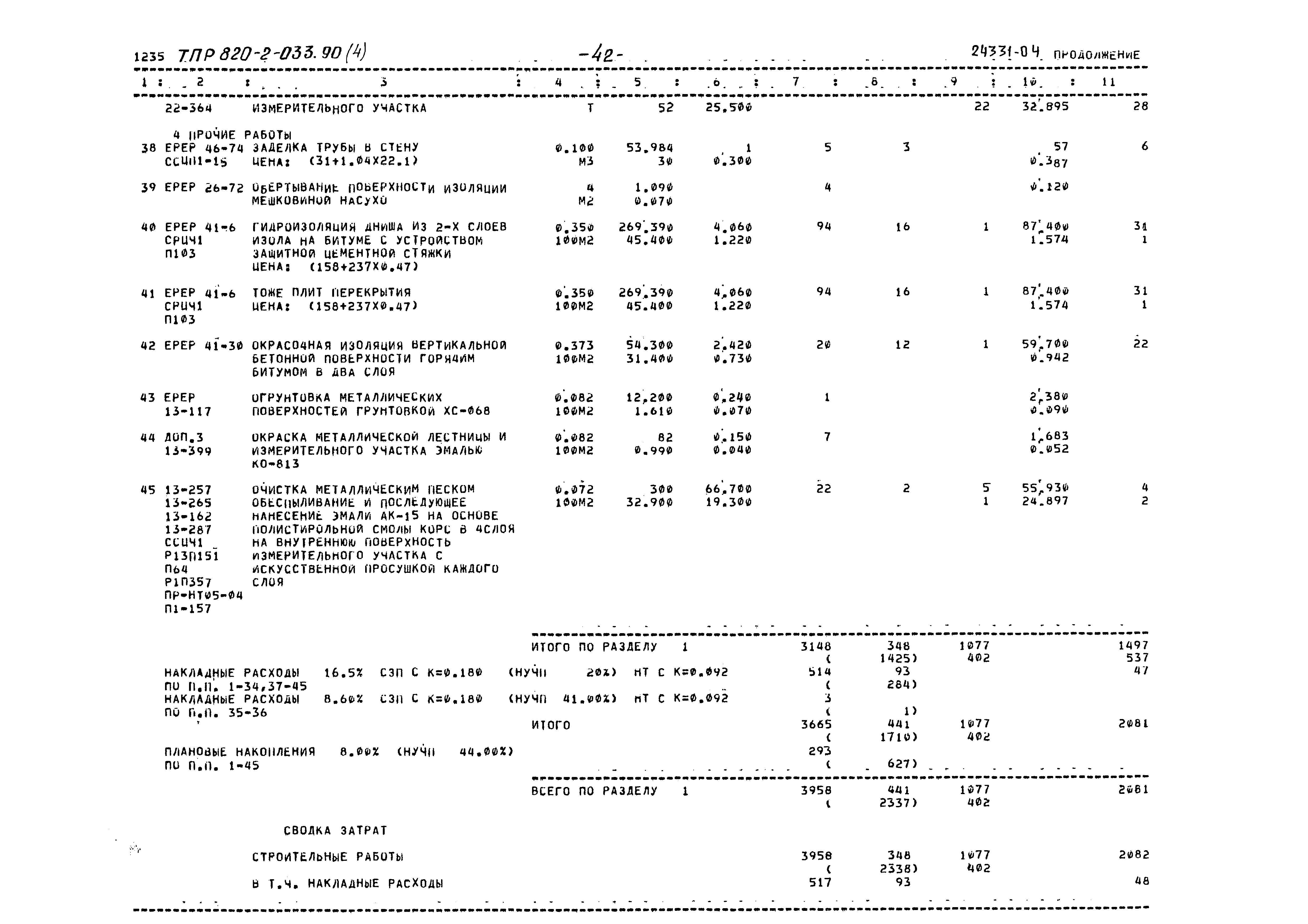 Типовые проектные решения 820-2-033.90