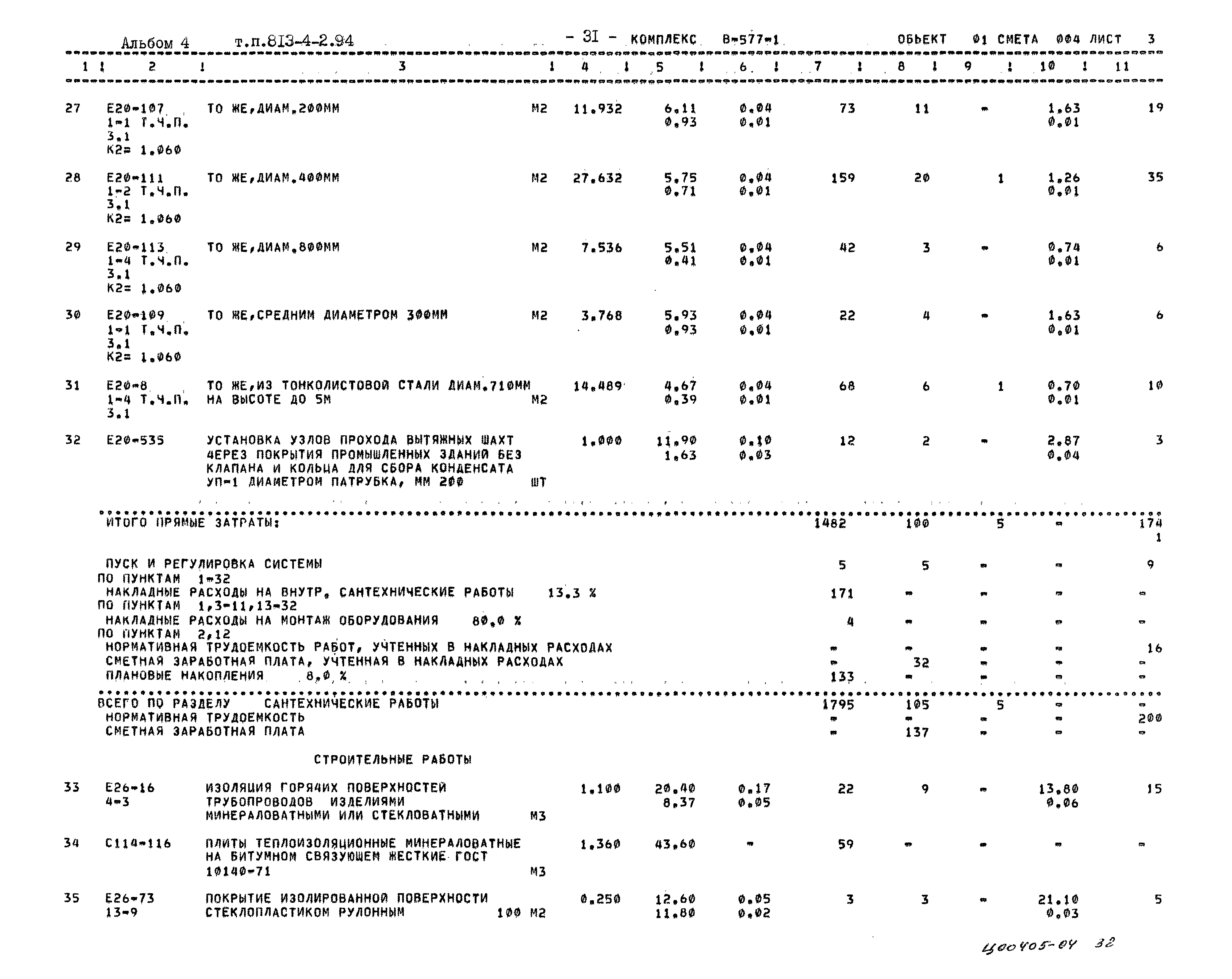 Типовой проект 813-4-2.94