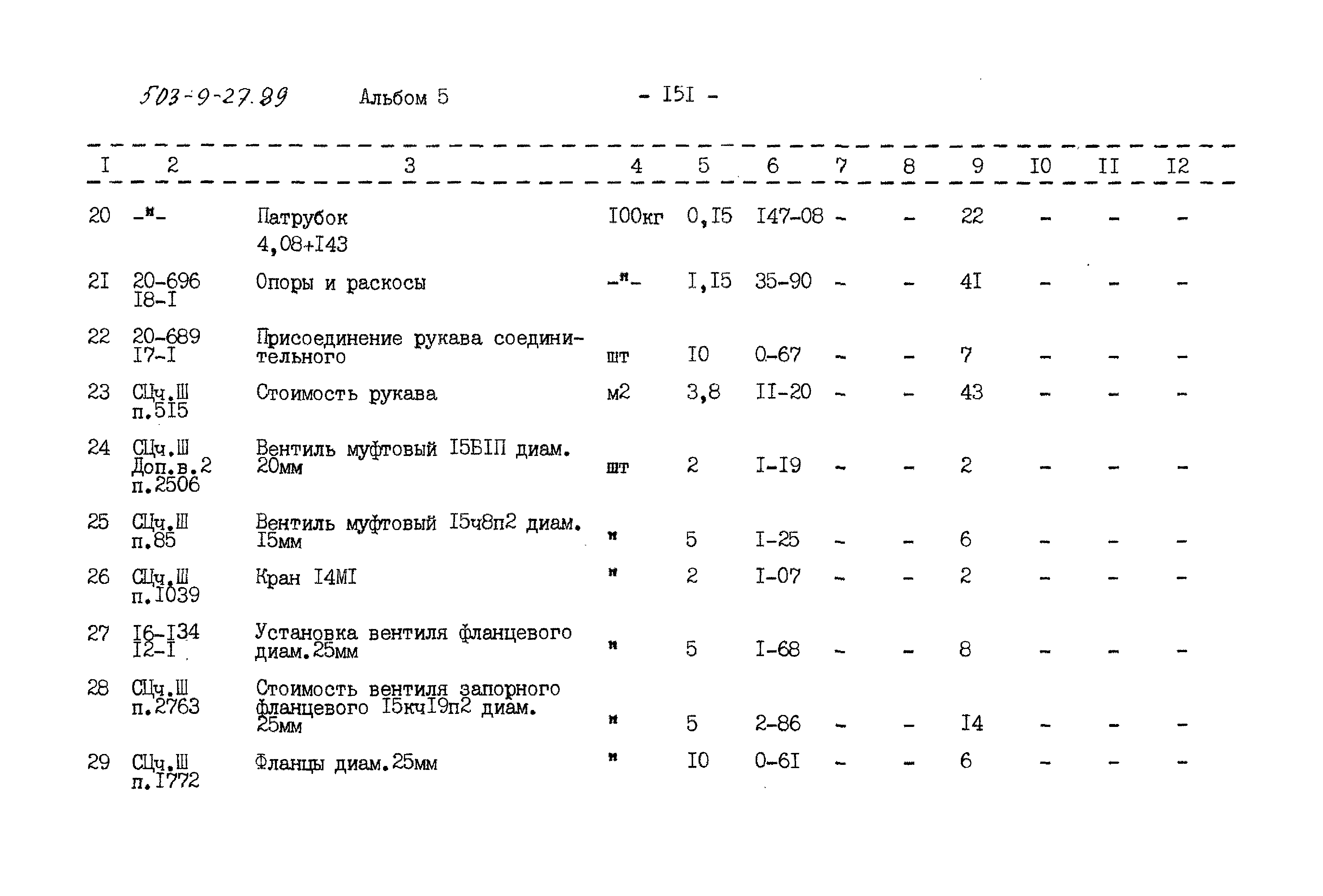 Типовой проект 503-9-27.89