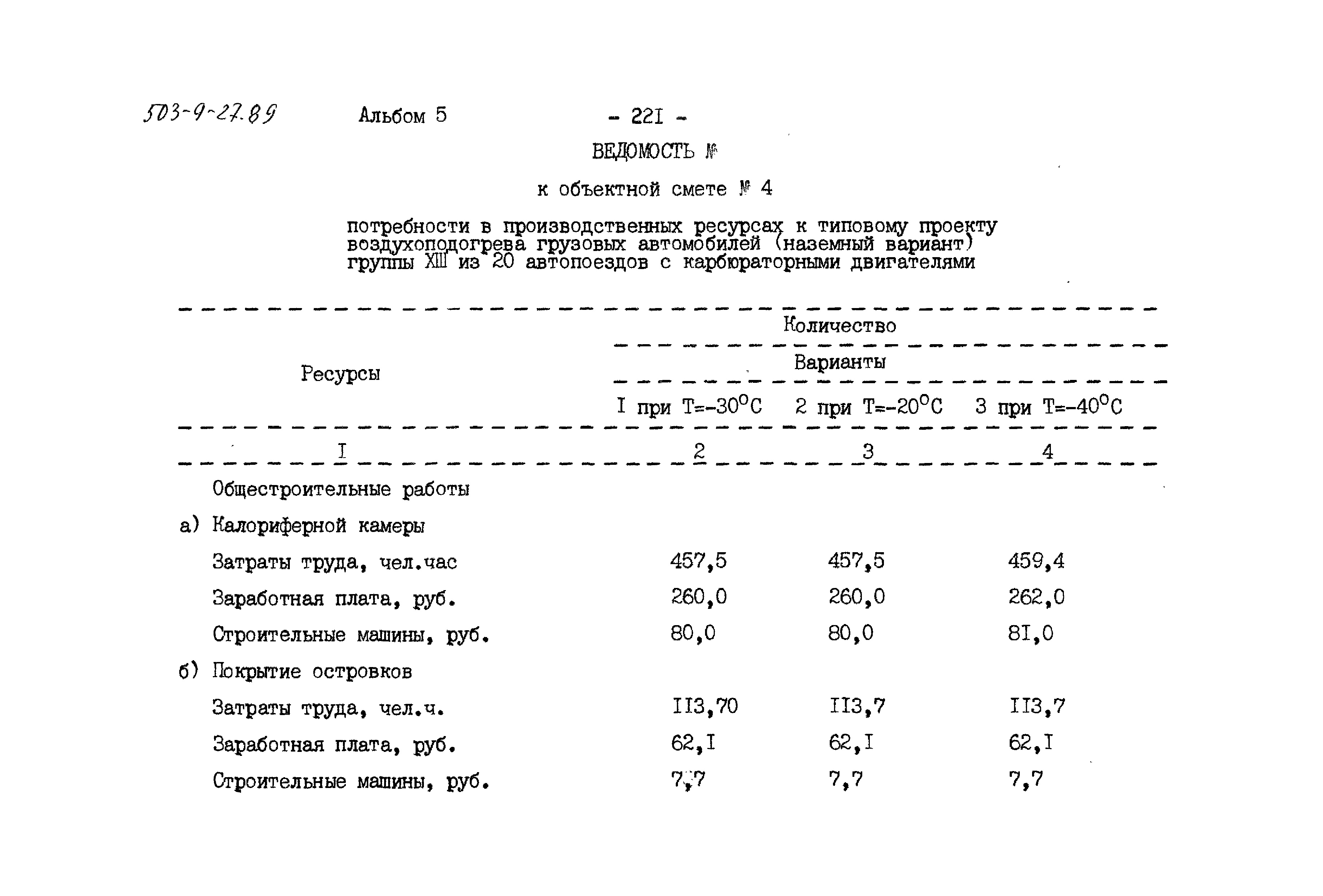 Типовой проект 503-9-27.89