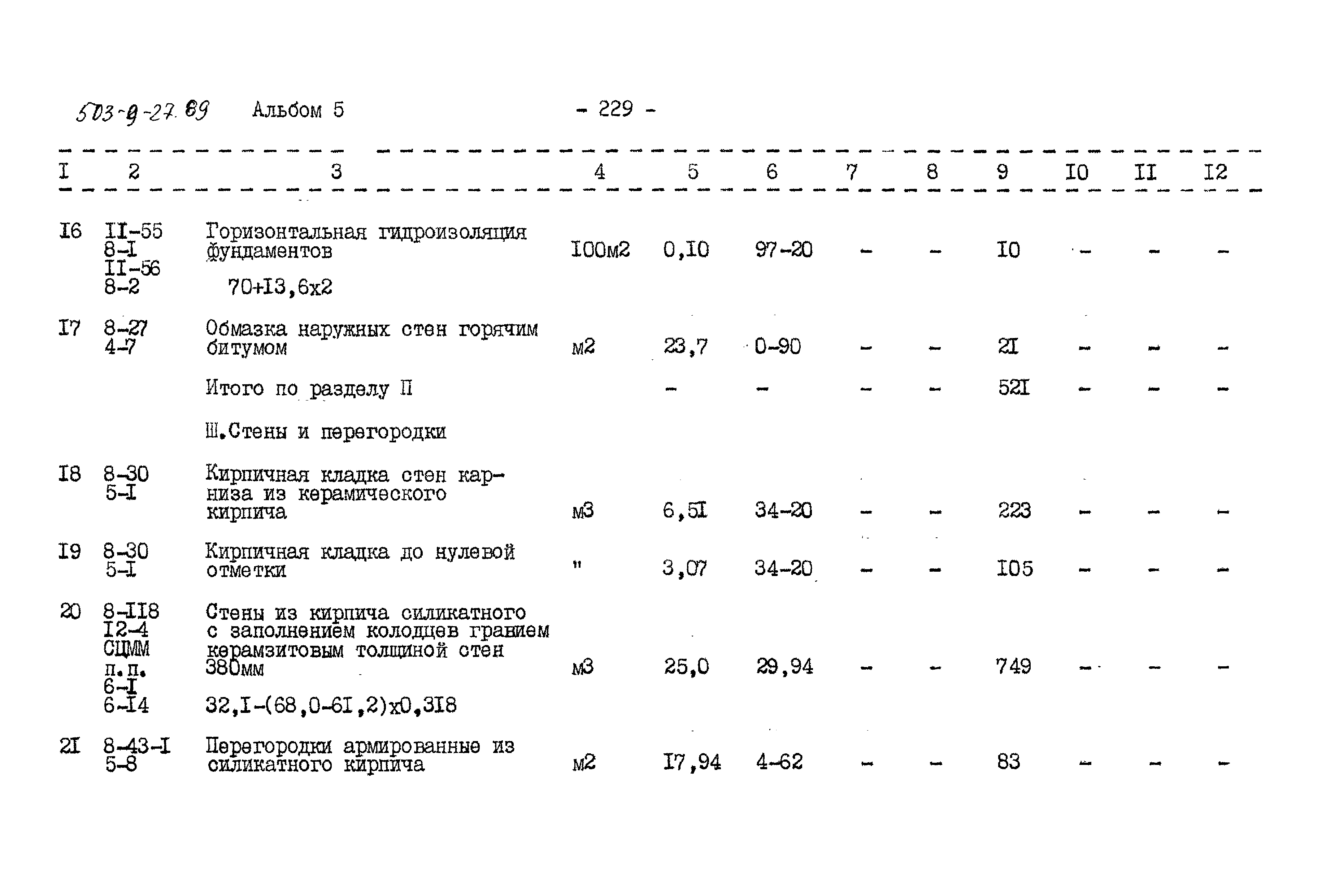 Типовой проект 503-9-27.89