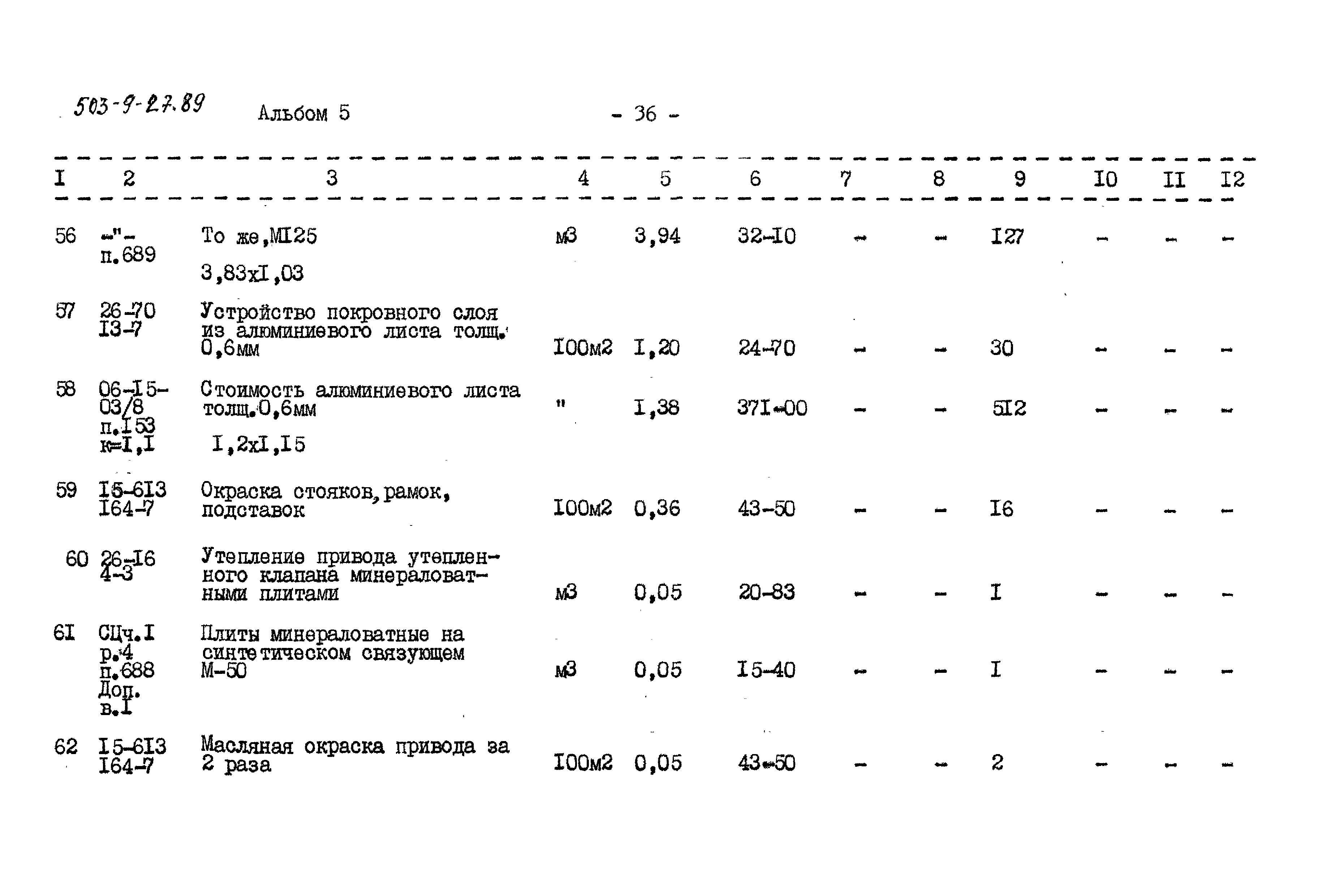 Типовой проект 503-9-27.89