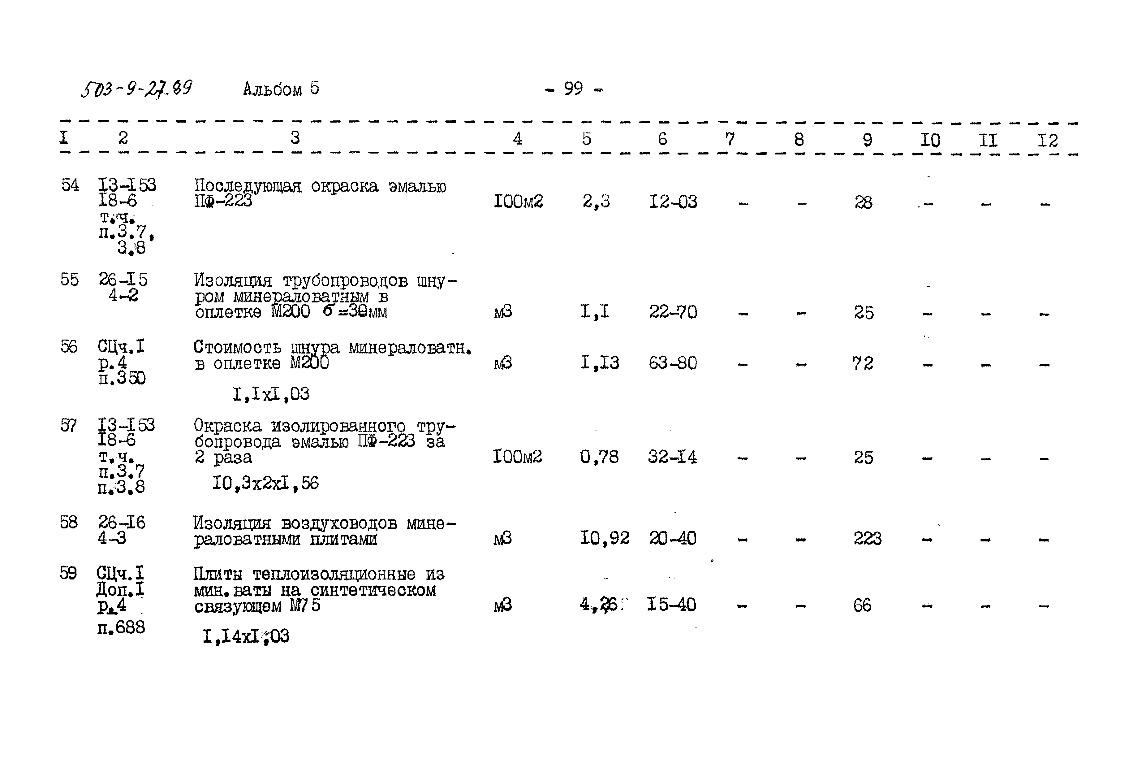 Типовой проект 503-9-27.89