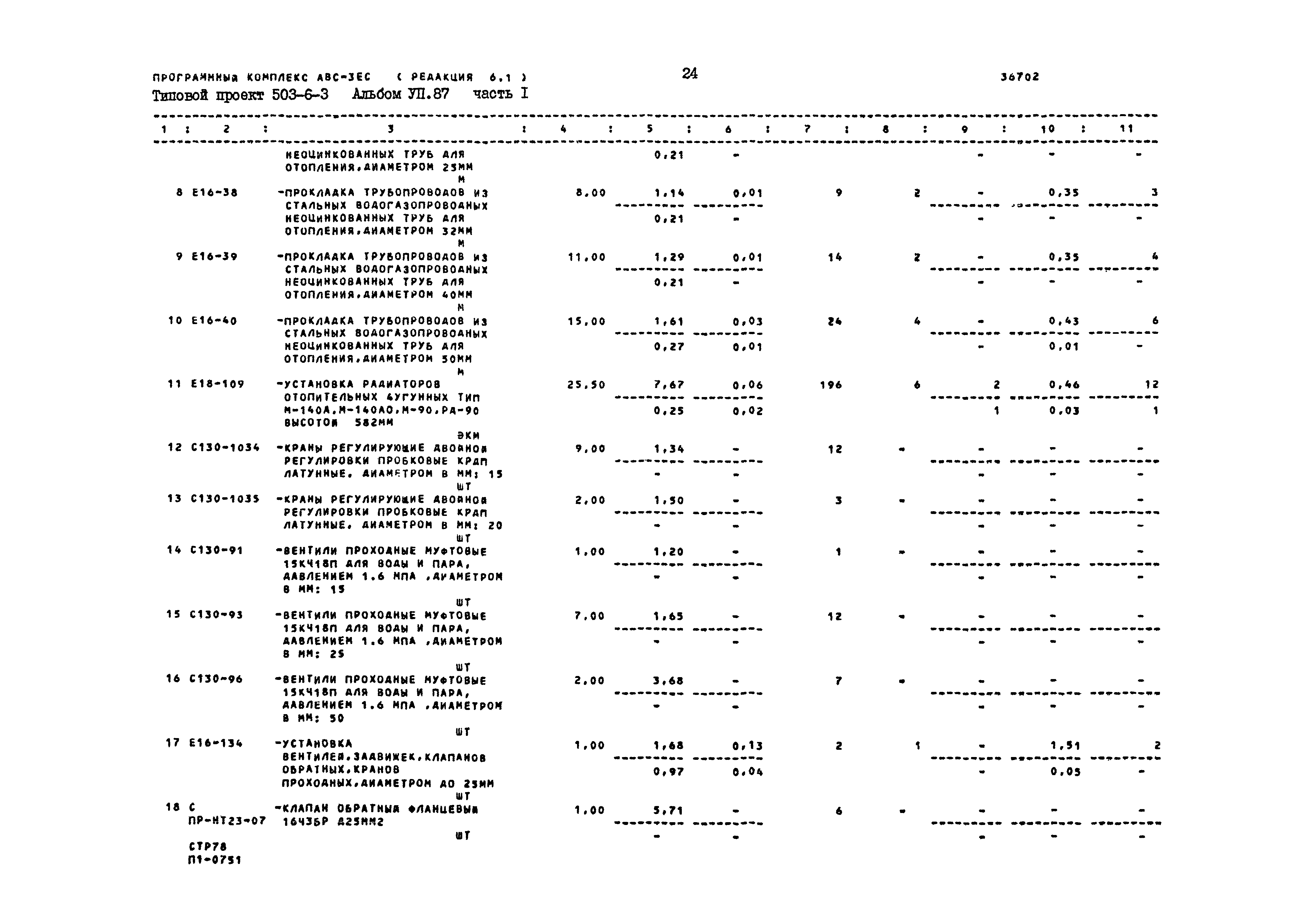 Типовой проект 503-6-3