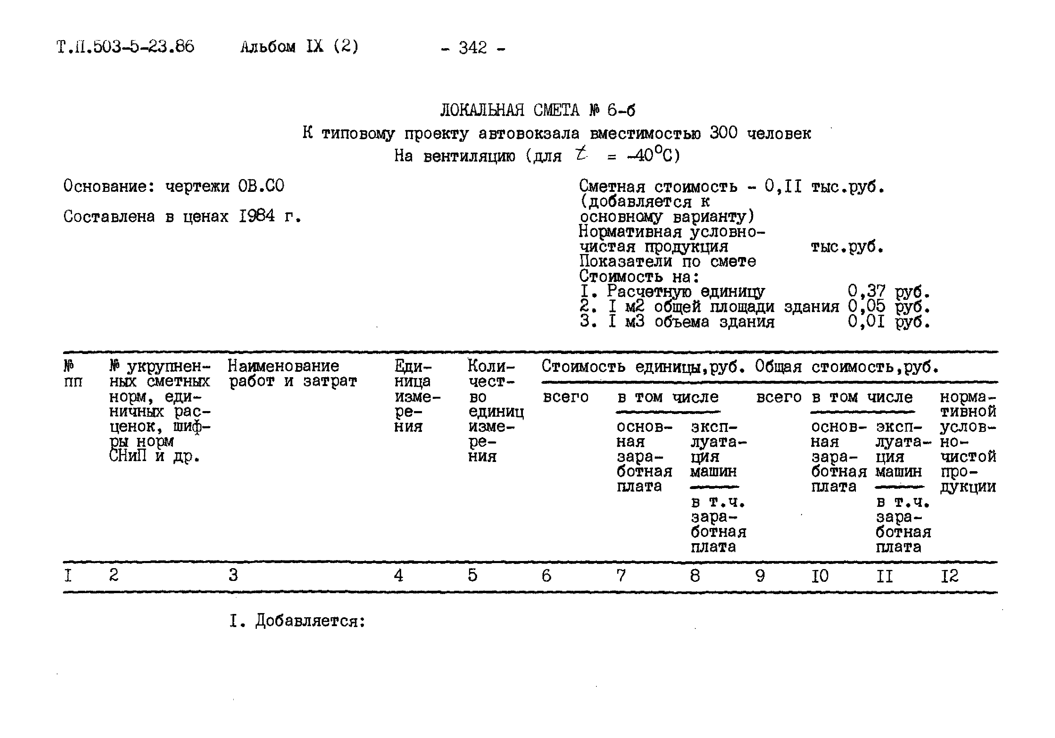 Типовой проект 503-5-23.86