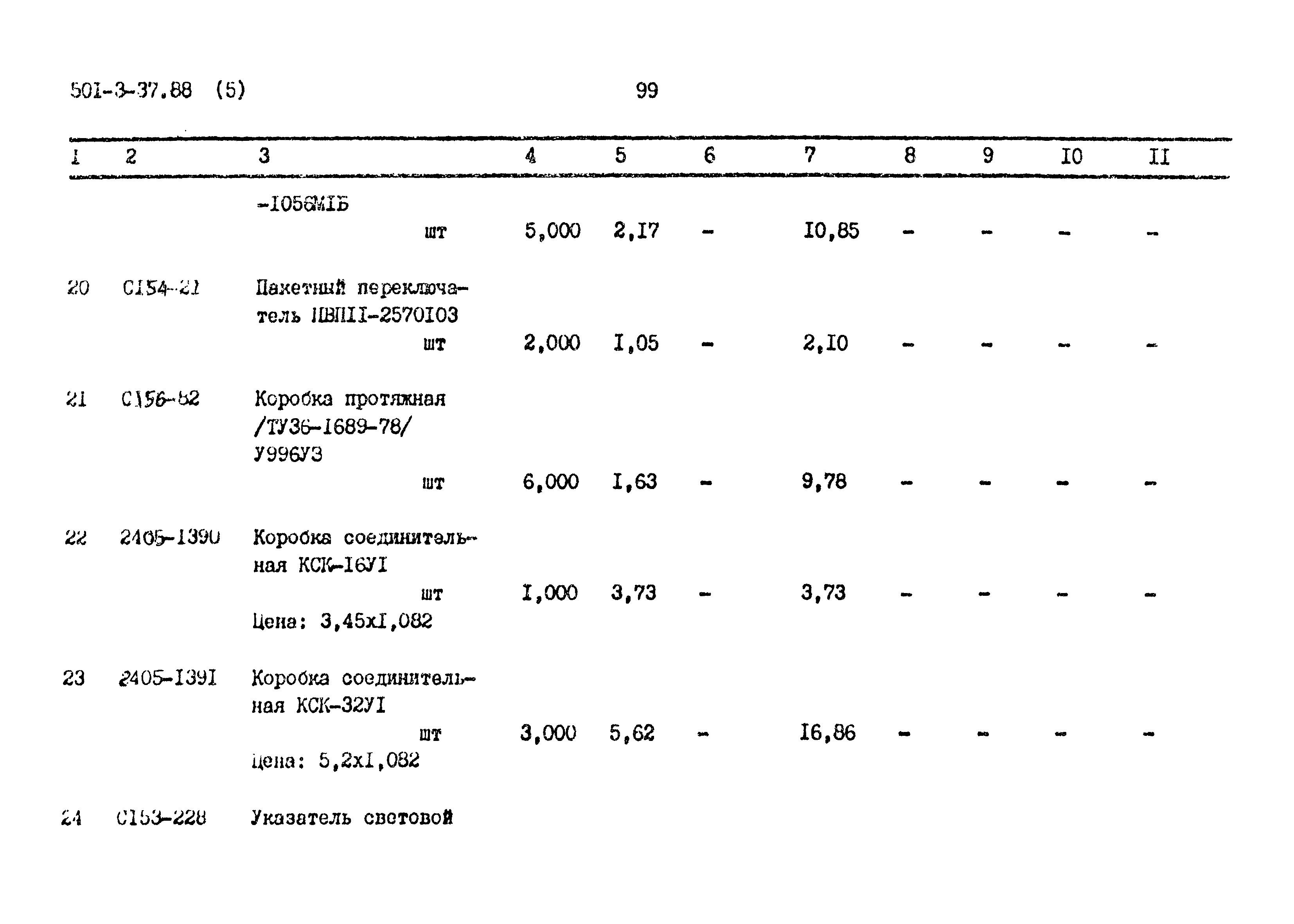 Типовой проект 501-3-37.88