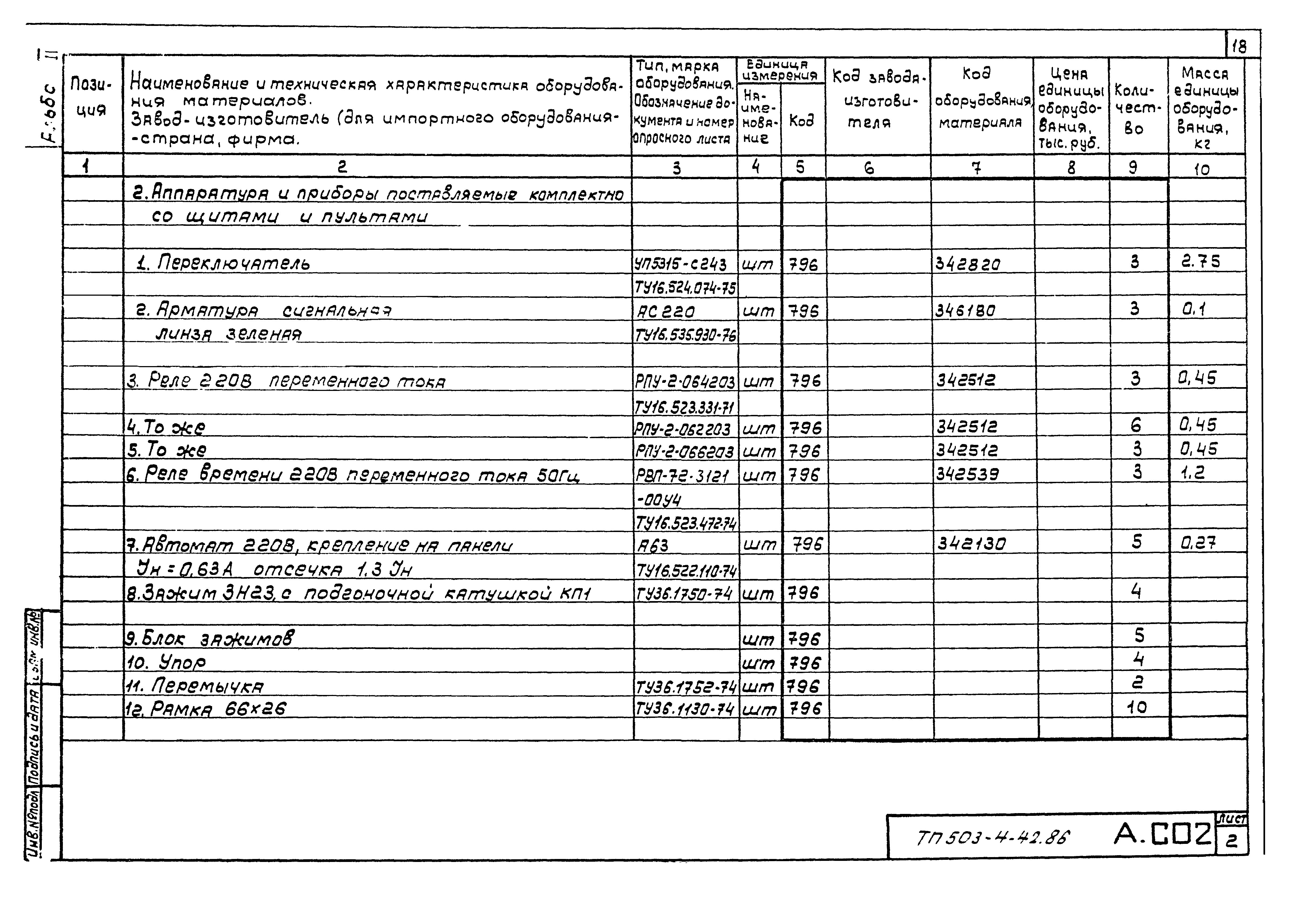 Типовой проект 503-4-42.86