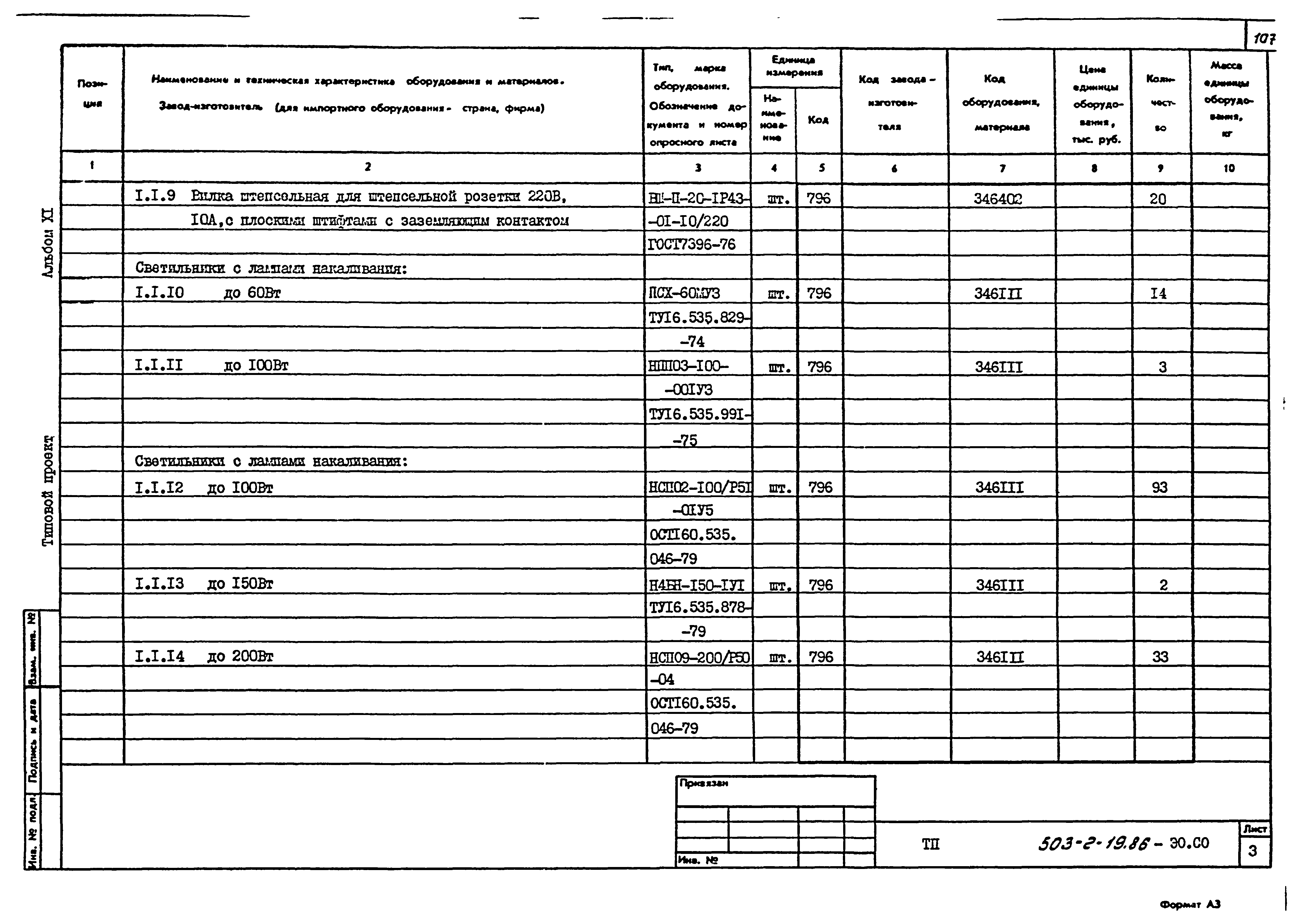 Типовой проект 503-2-19.86