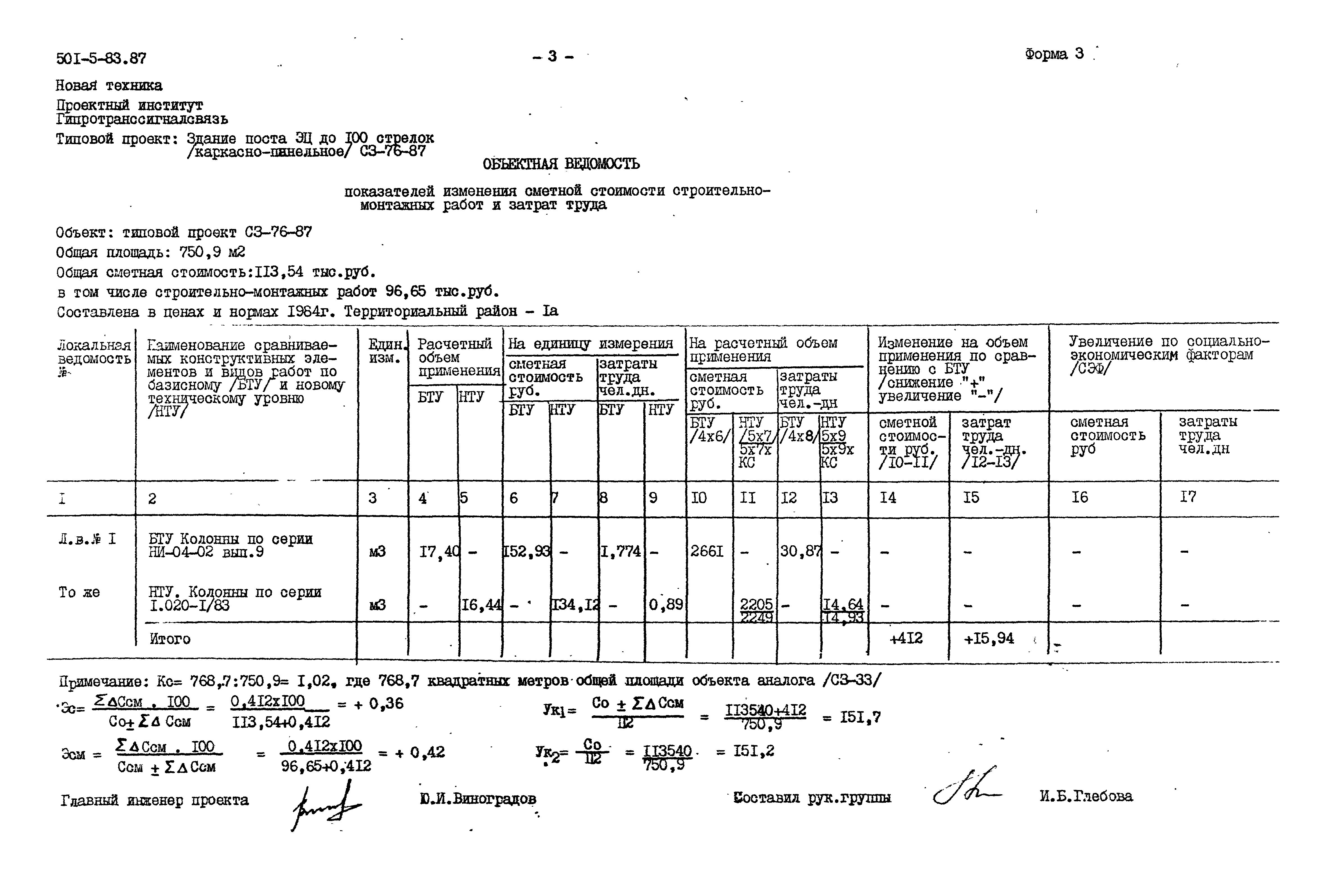 Типовой проект 501-5-83.87