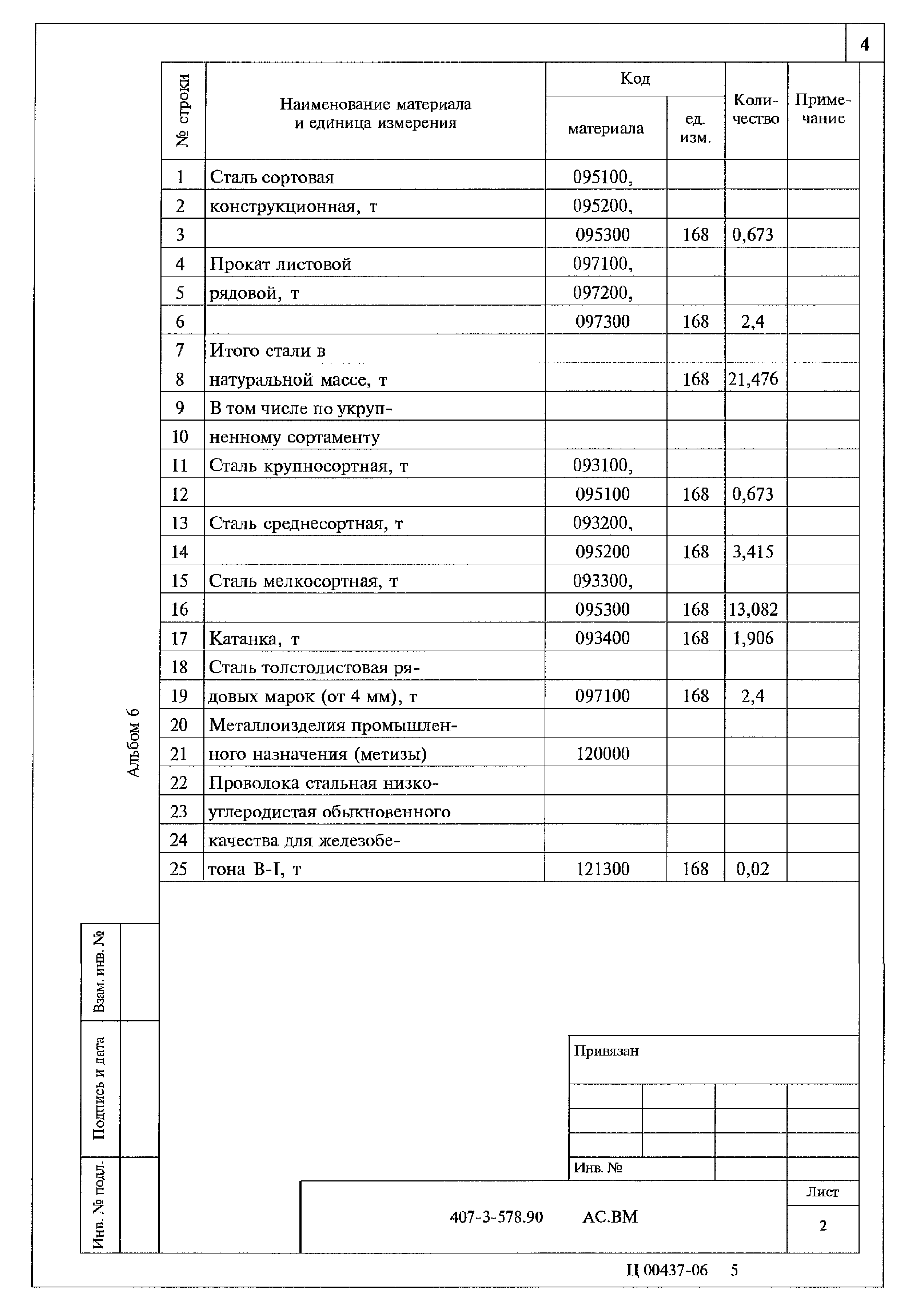 Типовой проект 407-3-578.90