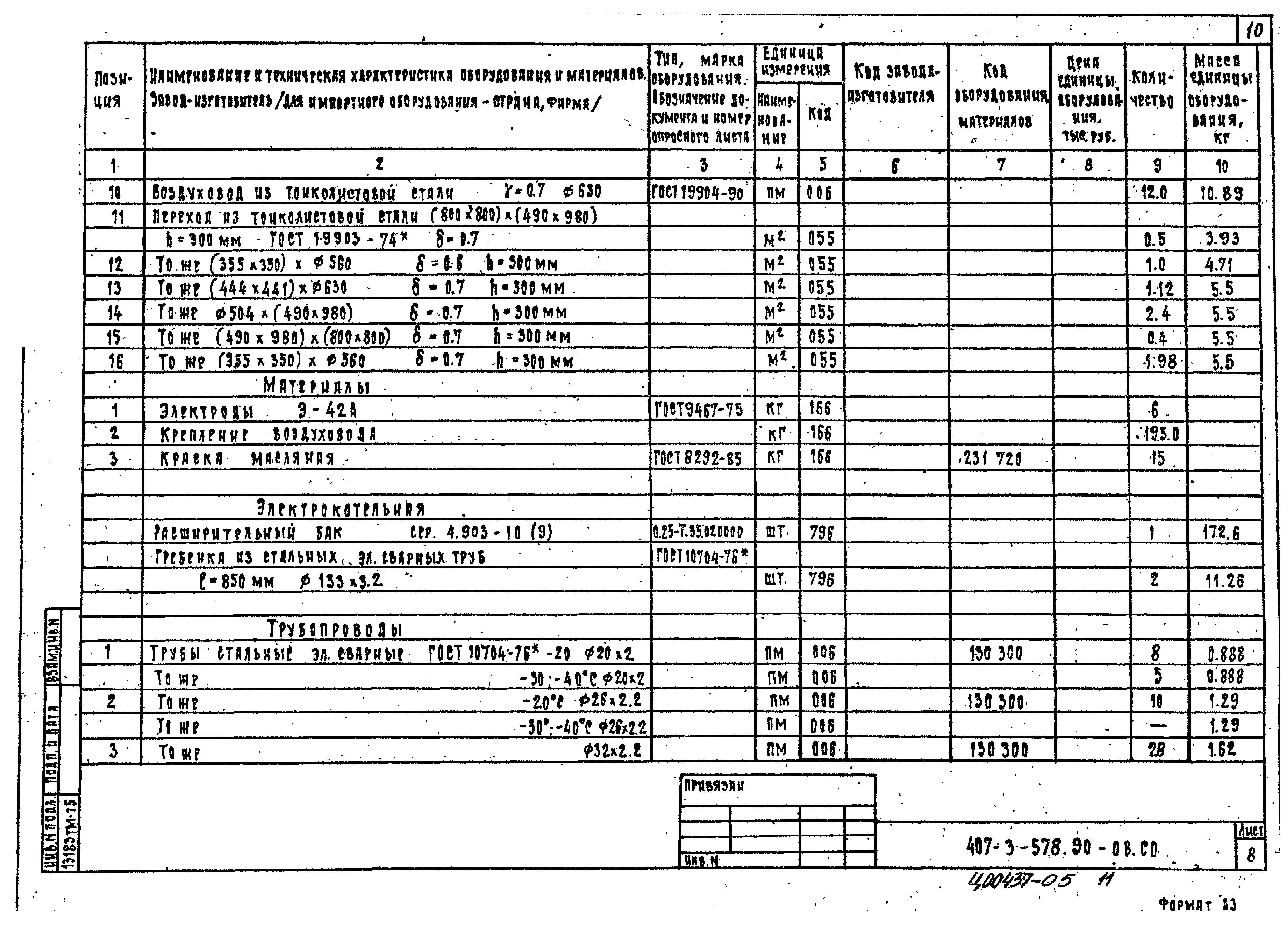 Типовой проект 407-3-578.90