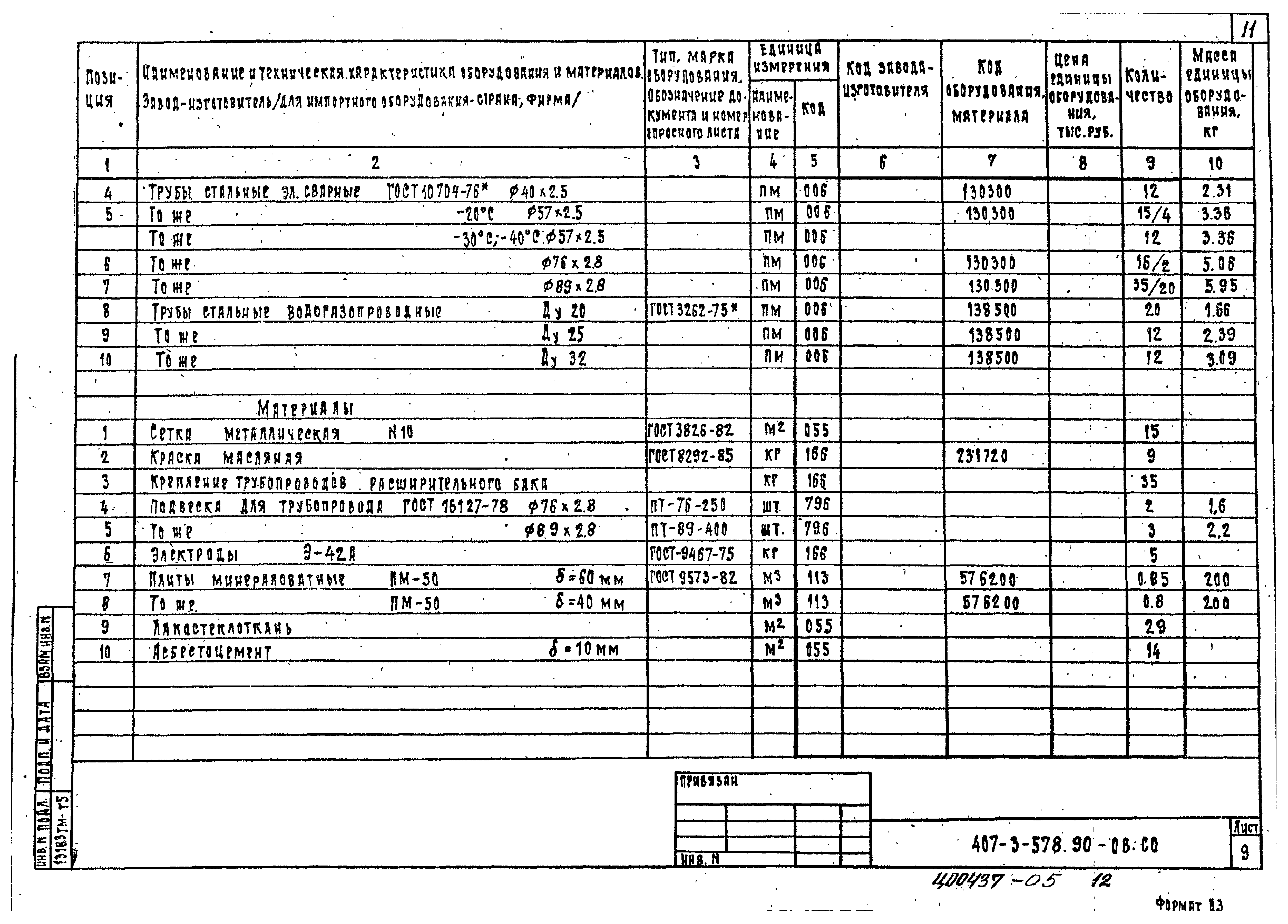 Типовой проект 407-3-578.90