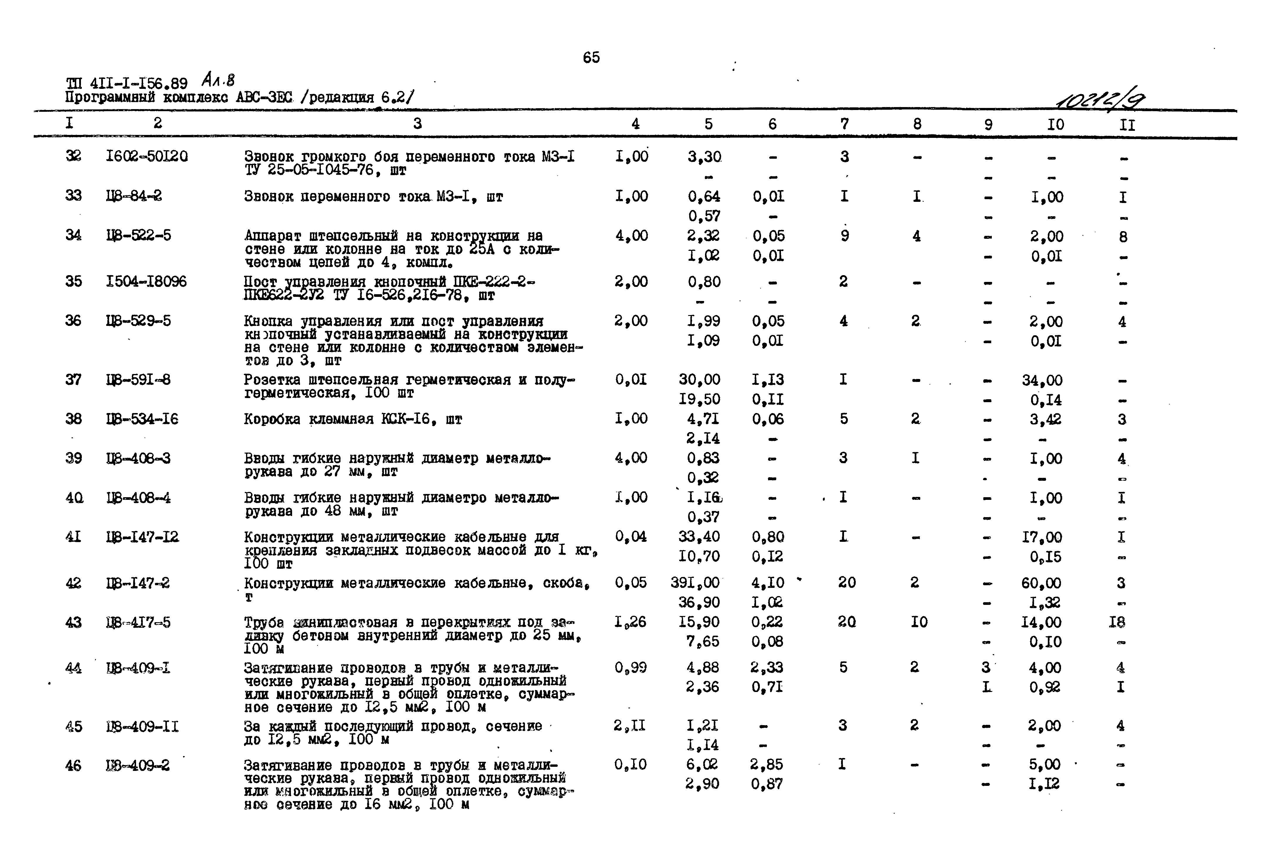 Типовой проект 411-1-156.89