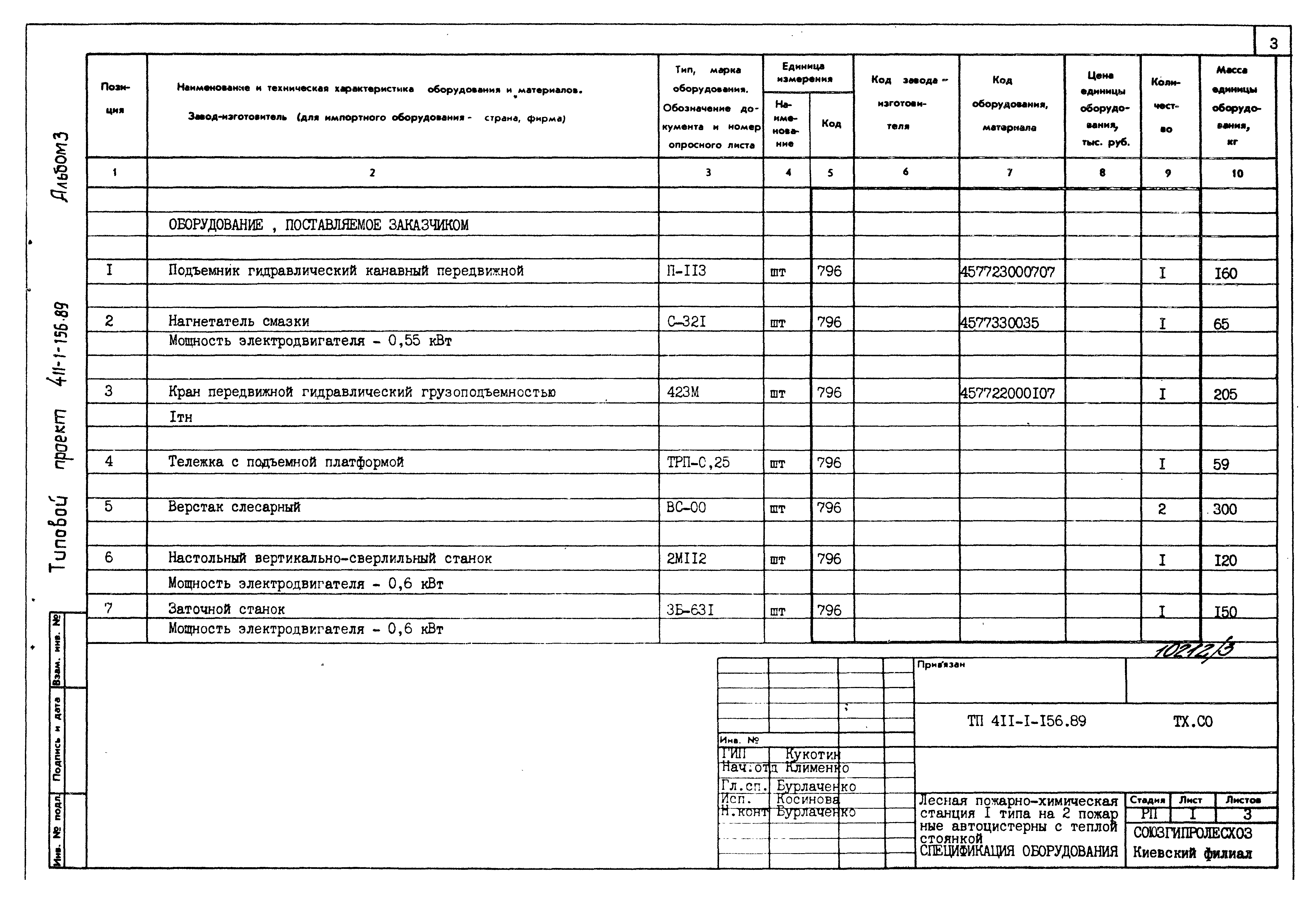 Типовой проект 411-1-156.89