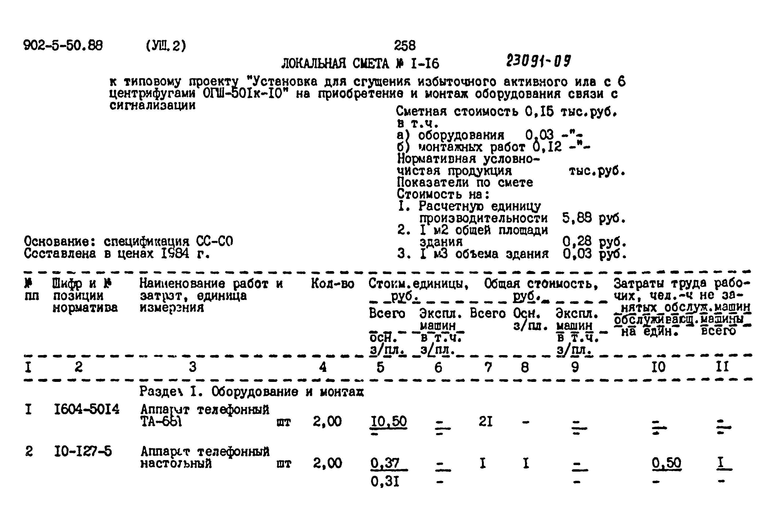 Типовой проект 902-5-50.88