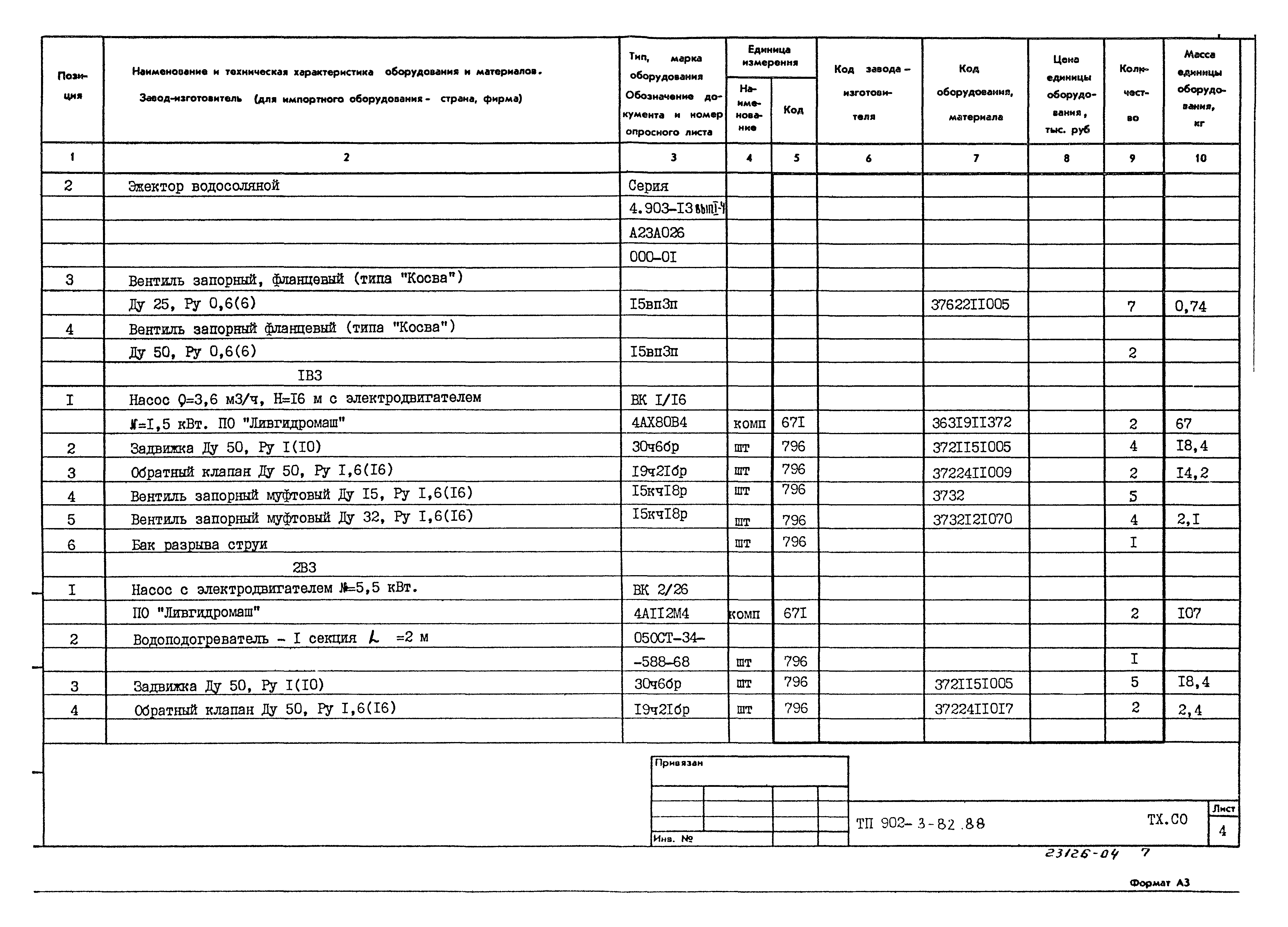 Типовой проект 902-3-82.88