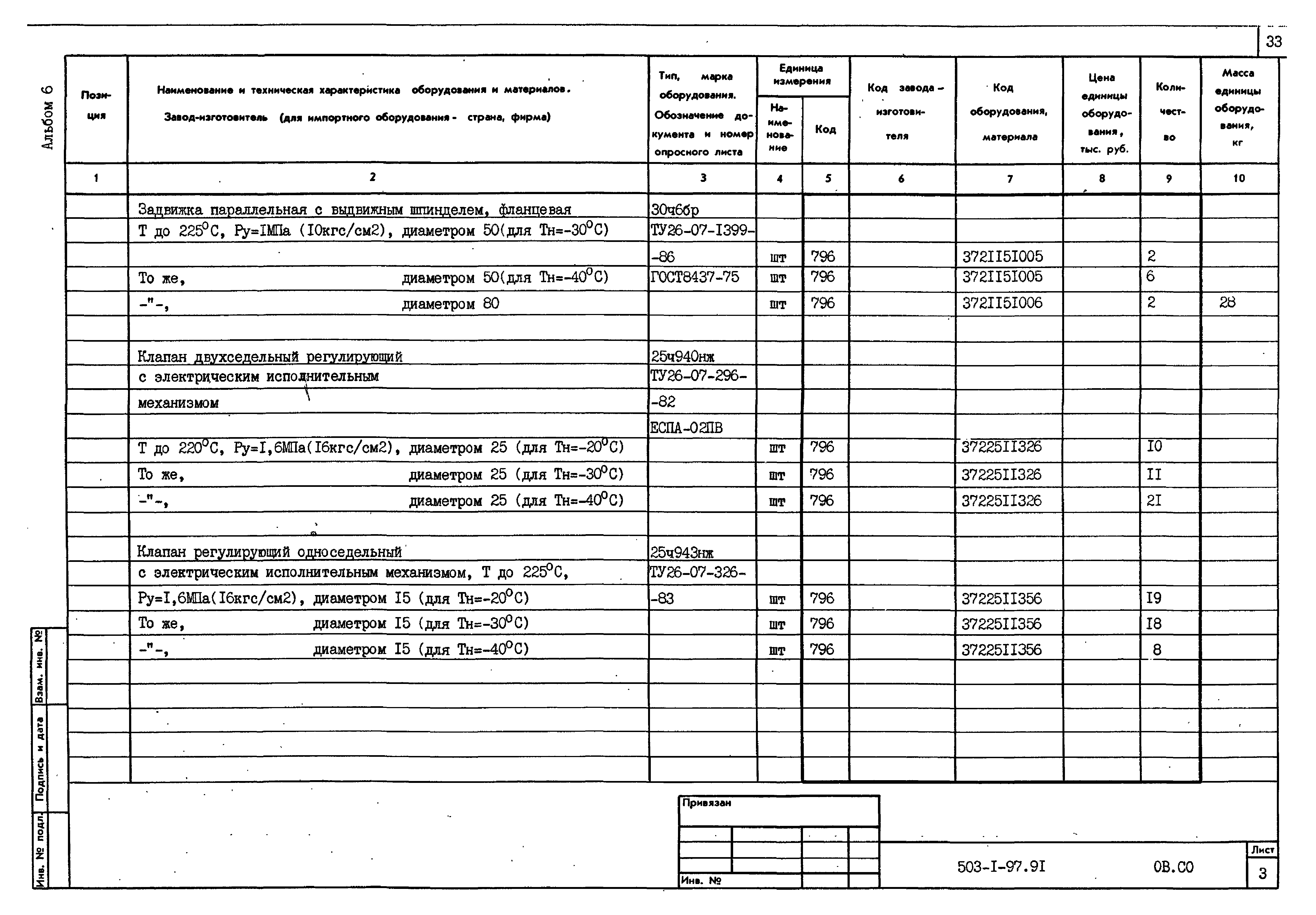 Типовой проект 503-1-97.91