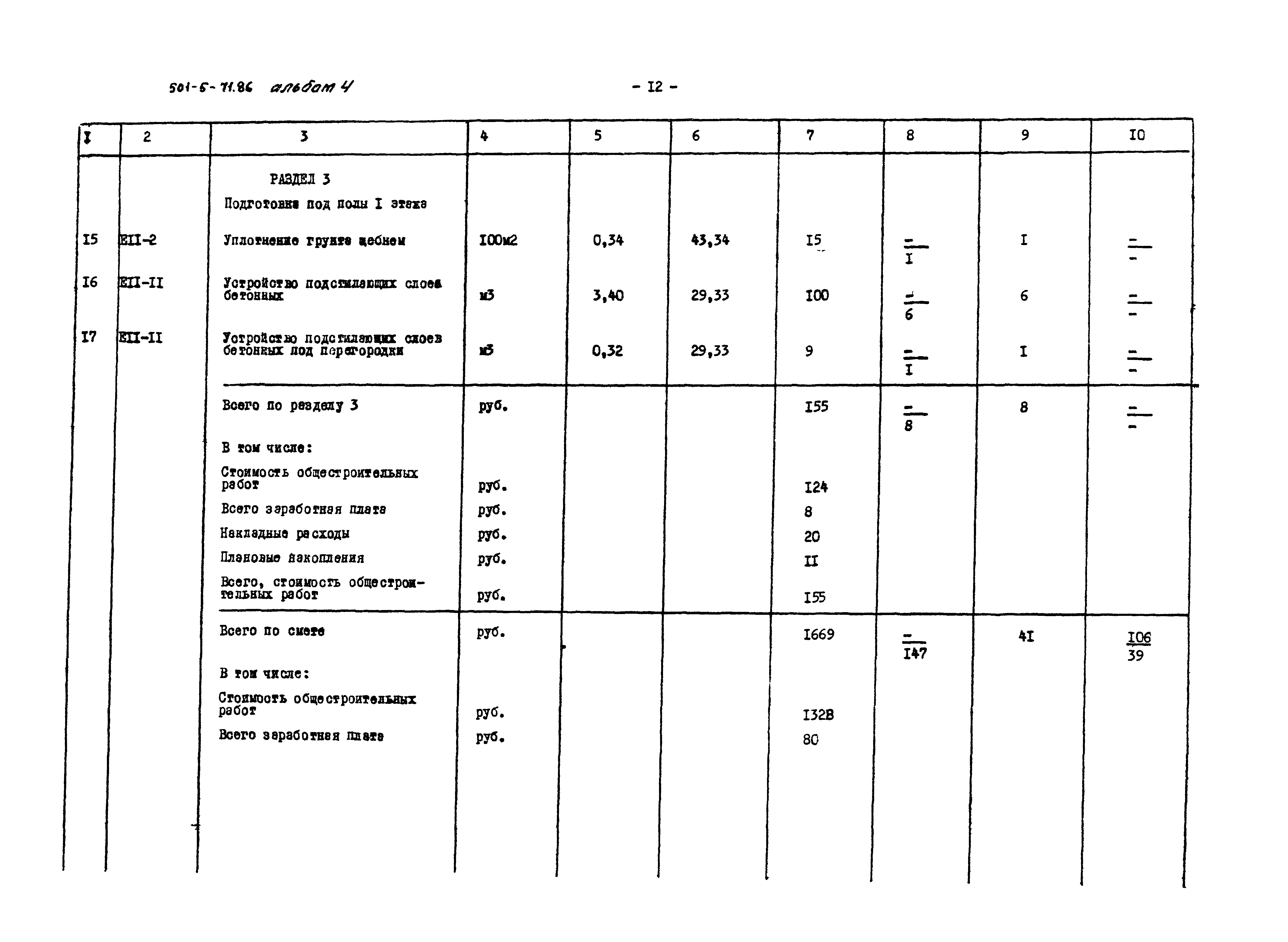 Типовой проект 501-5-71.86