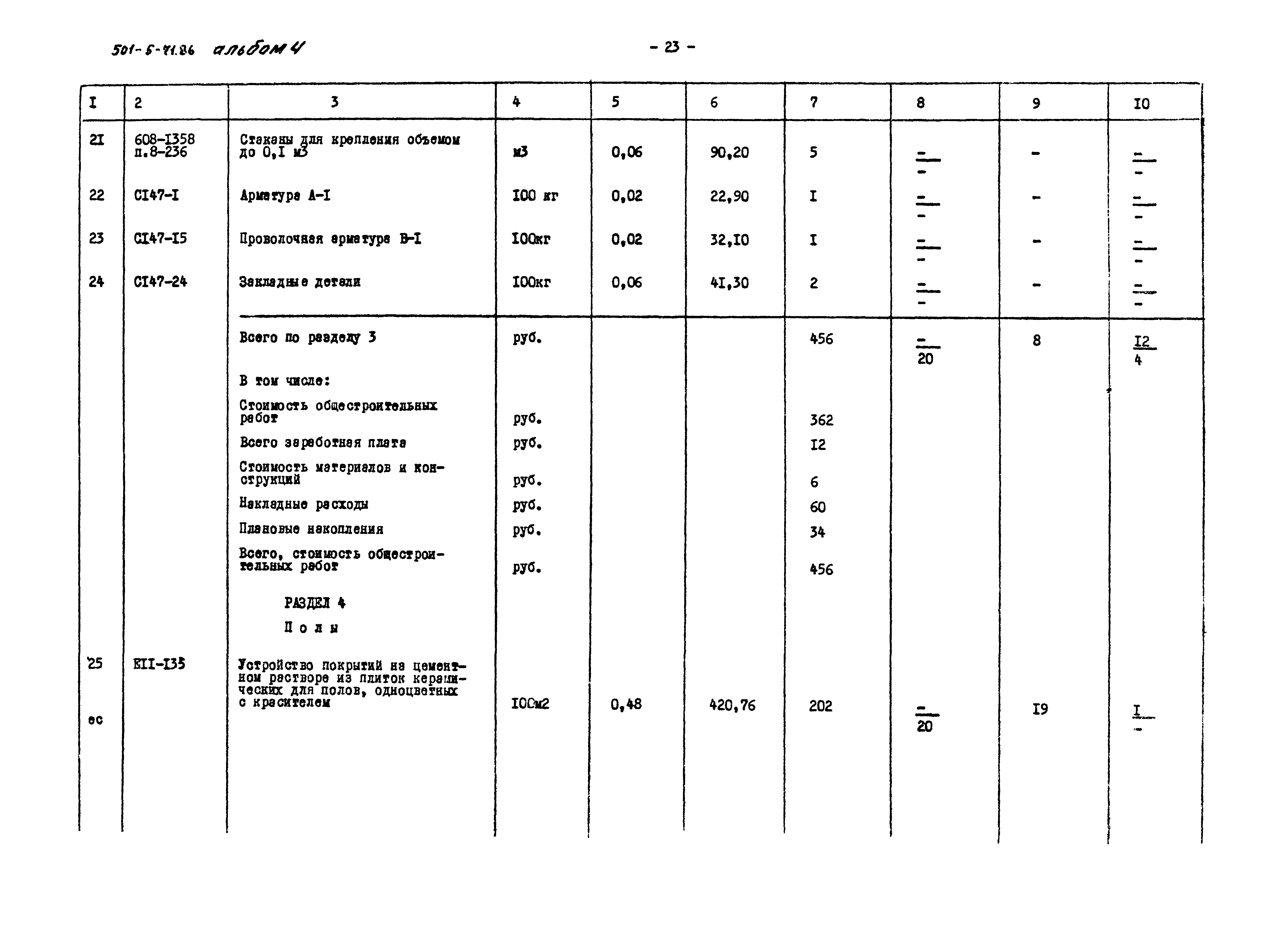 Типовой проект 501-5-71.86