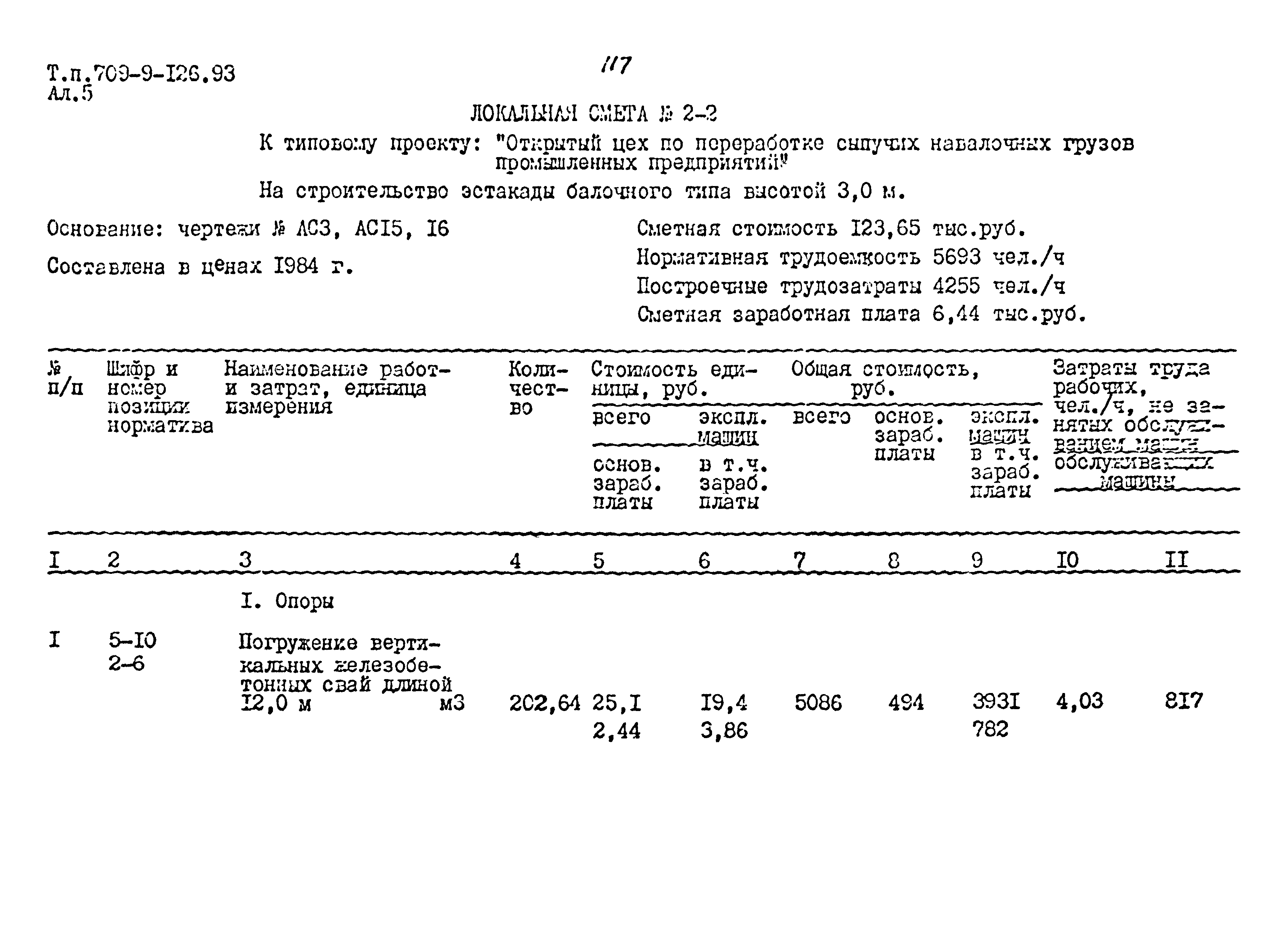 Типовой проект 709-9-126.93