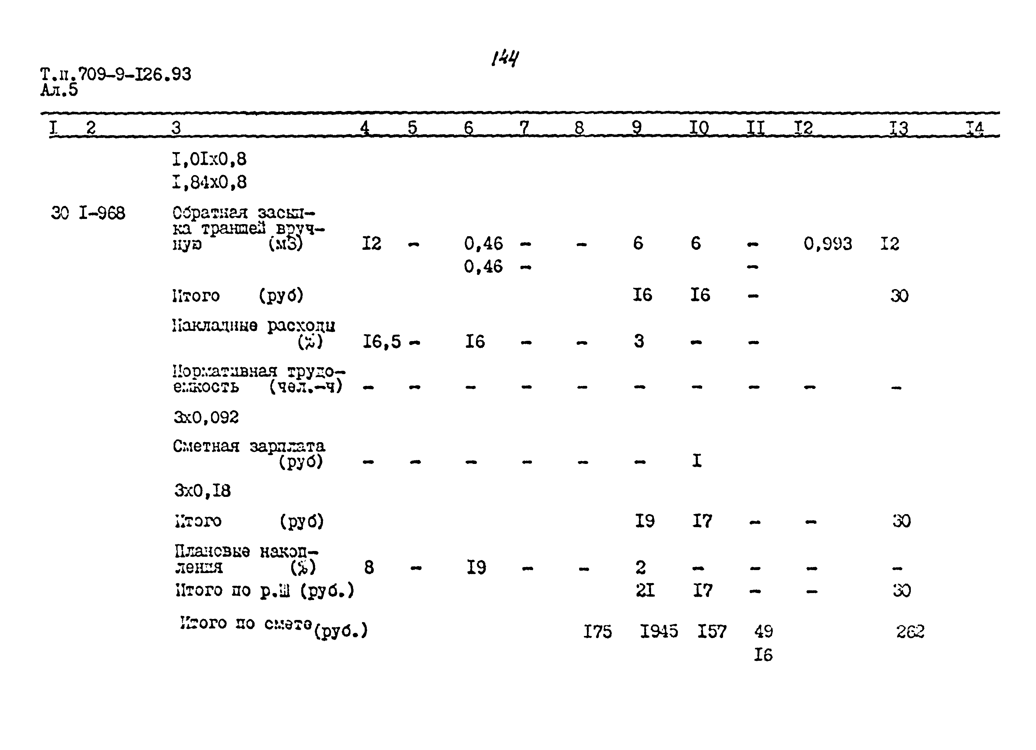 Типовой проект 709-9-126.93