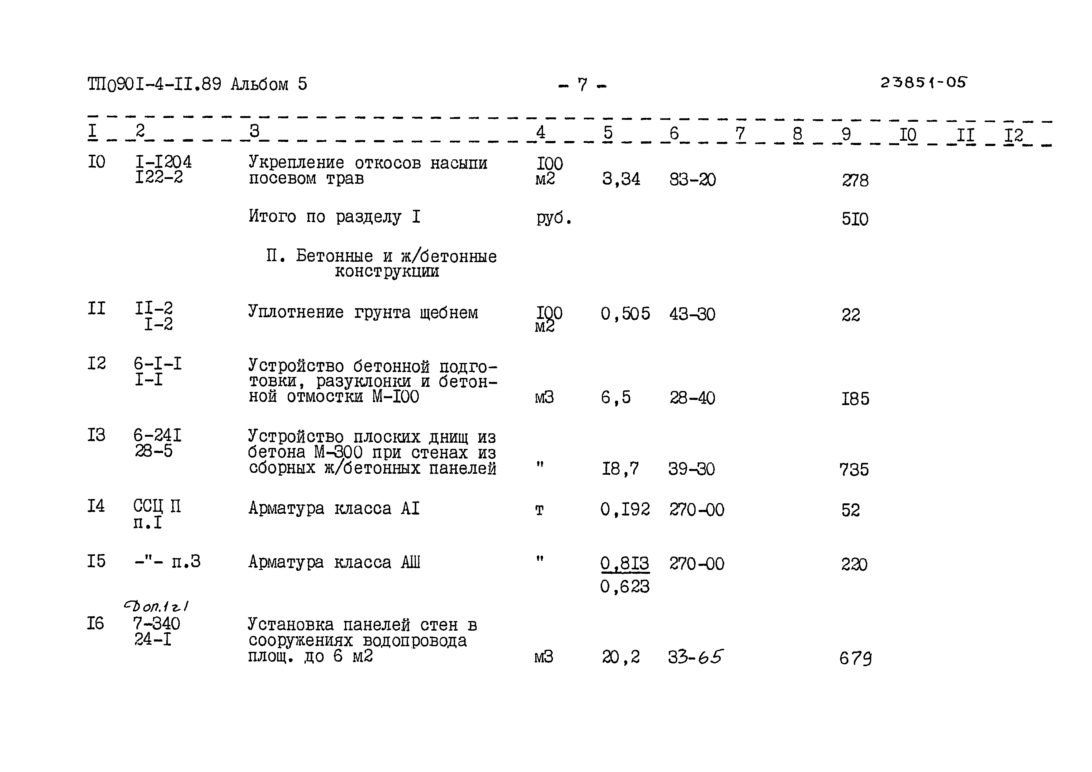 Типовой проект 0901-4-11.89