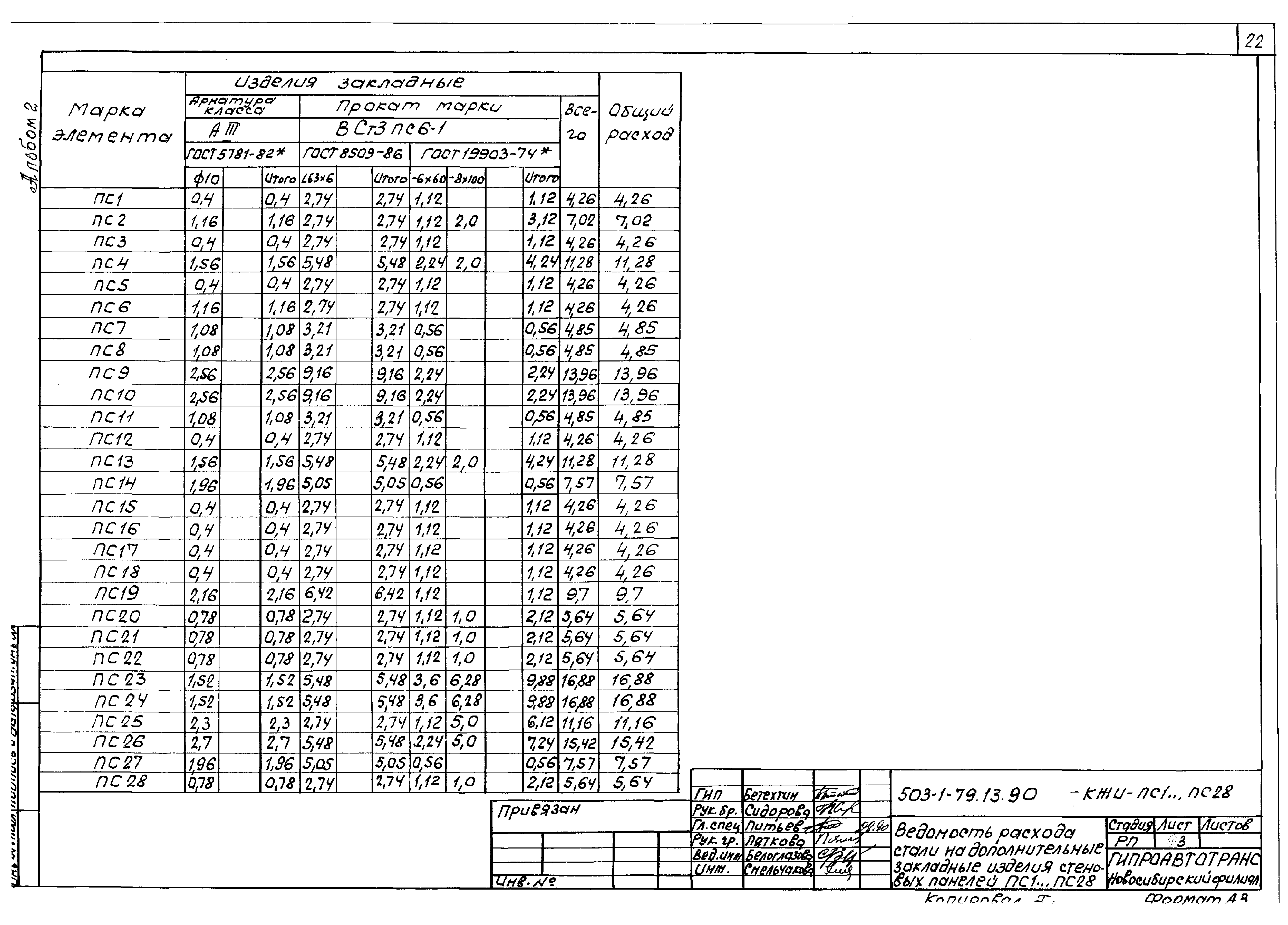 Типовой проект 503-1-79.13.90