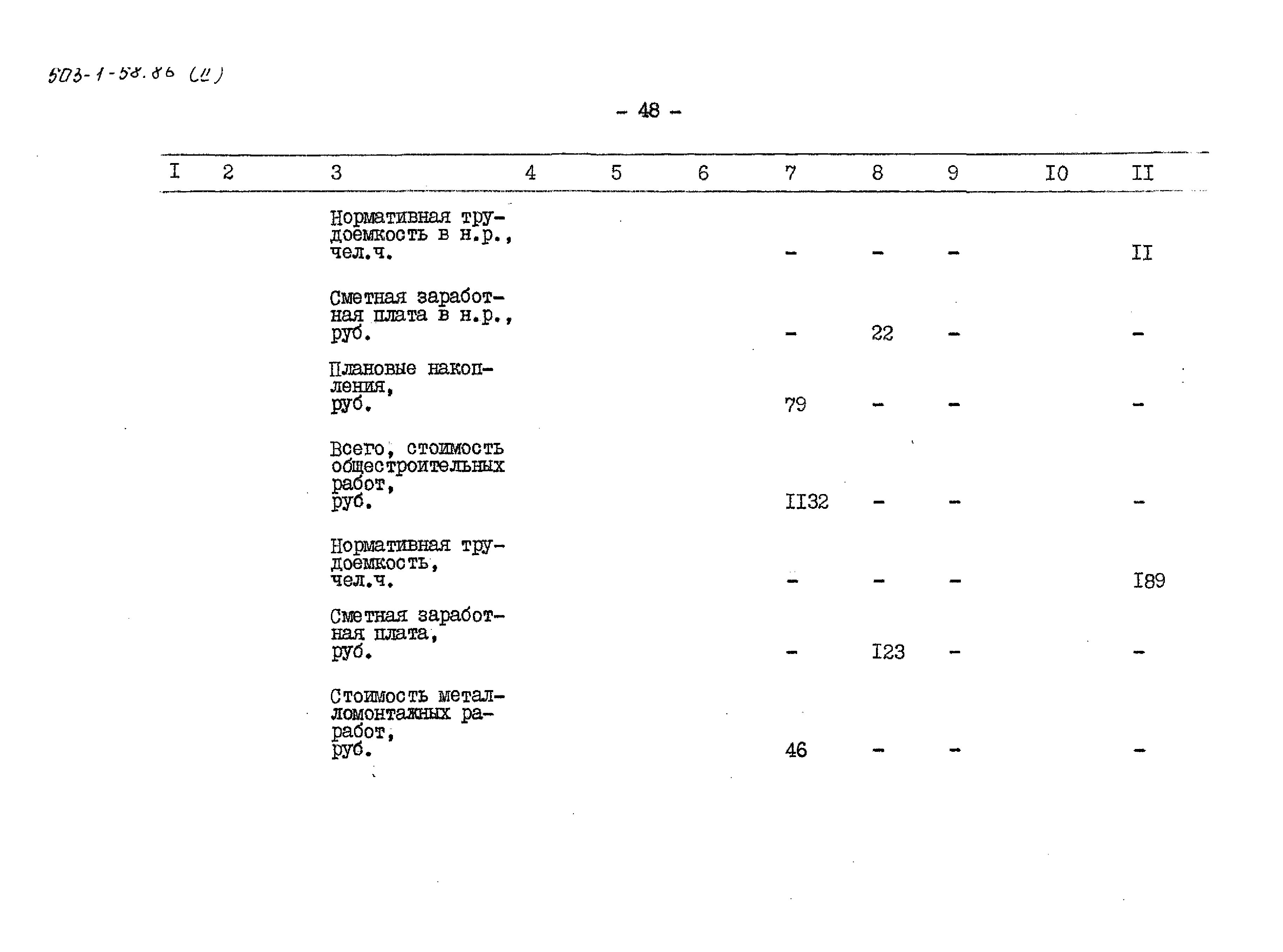 Типовой проект 503-1-58.86