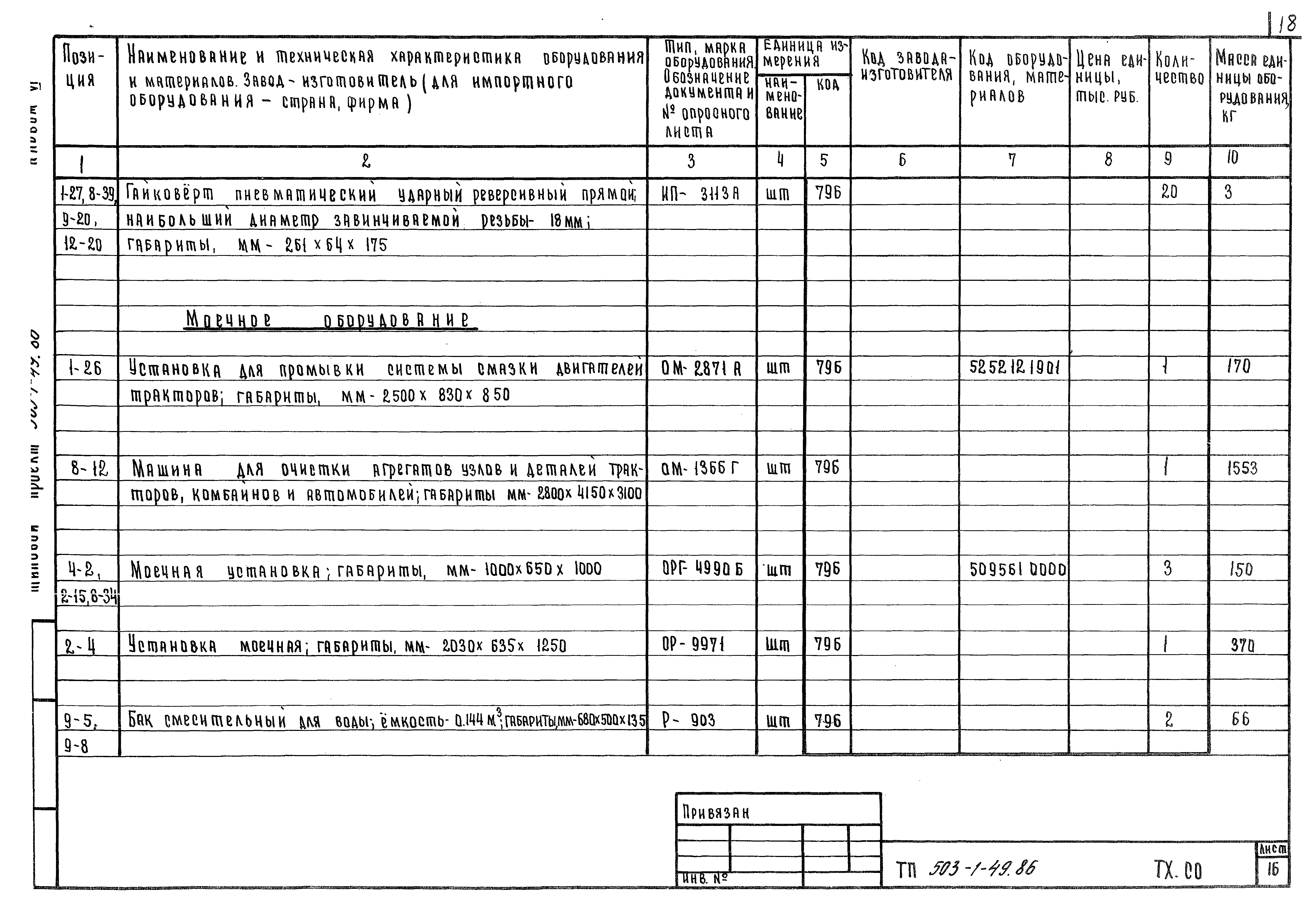 Типовой проект 503-1-49.86