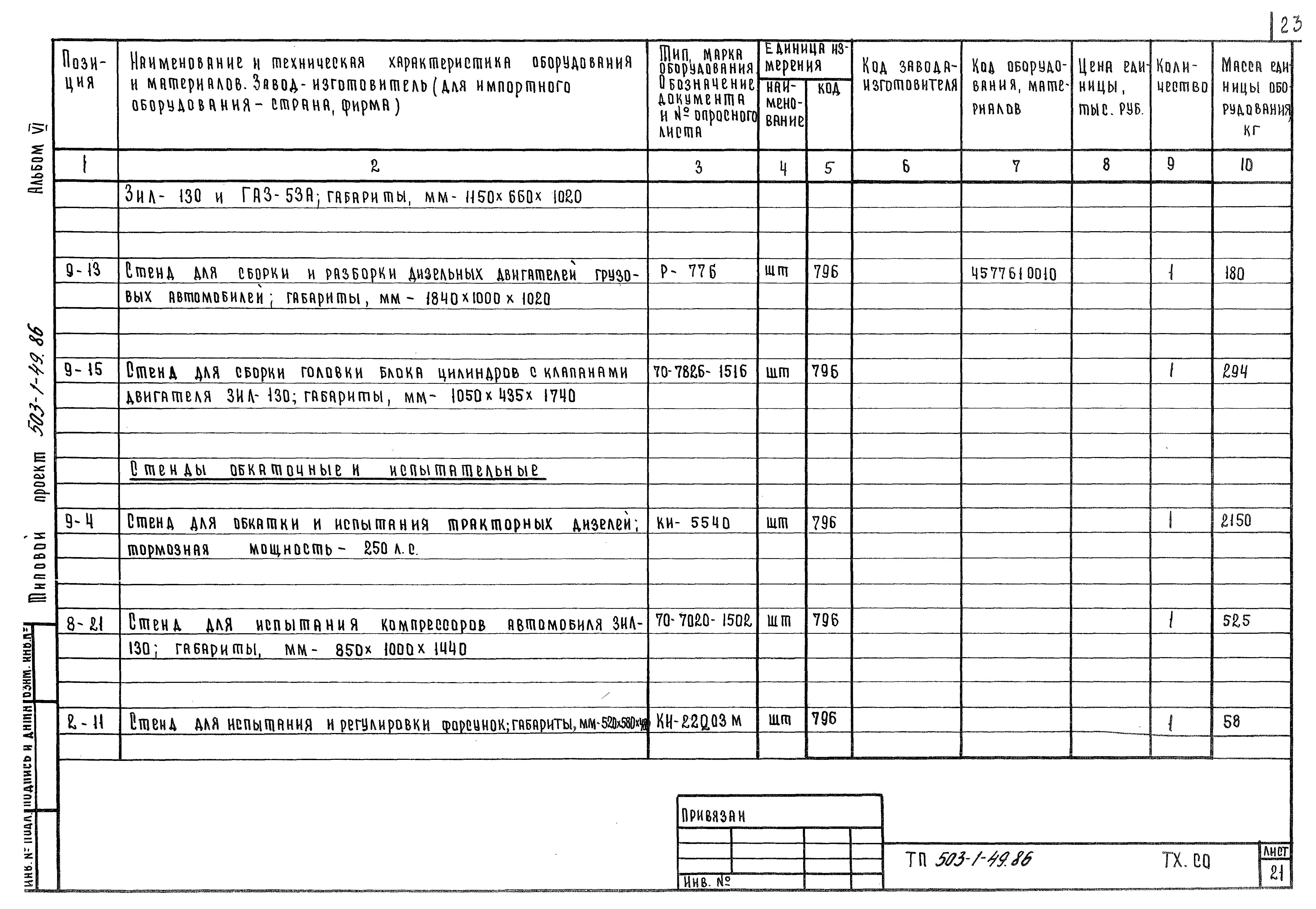 Типовой проект 503-1-49.86