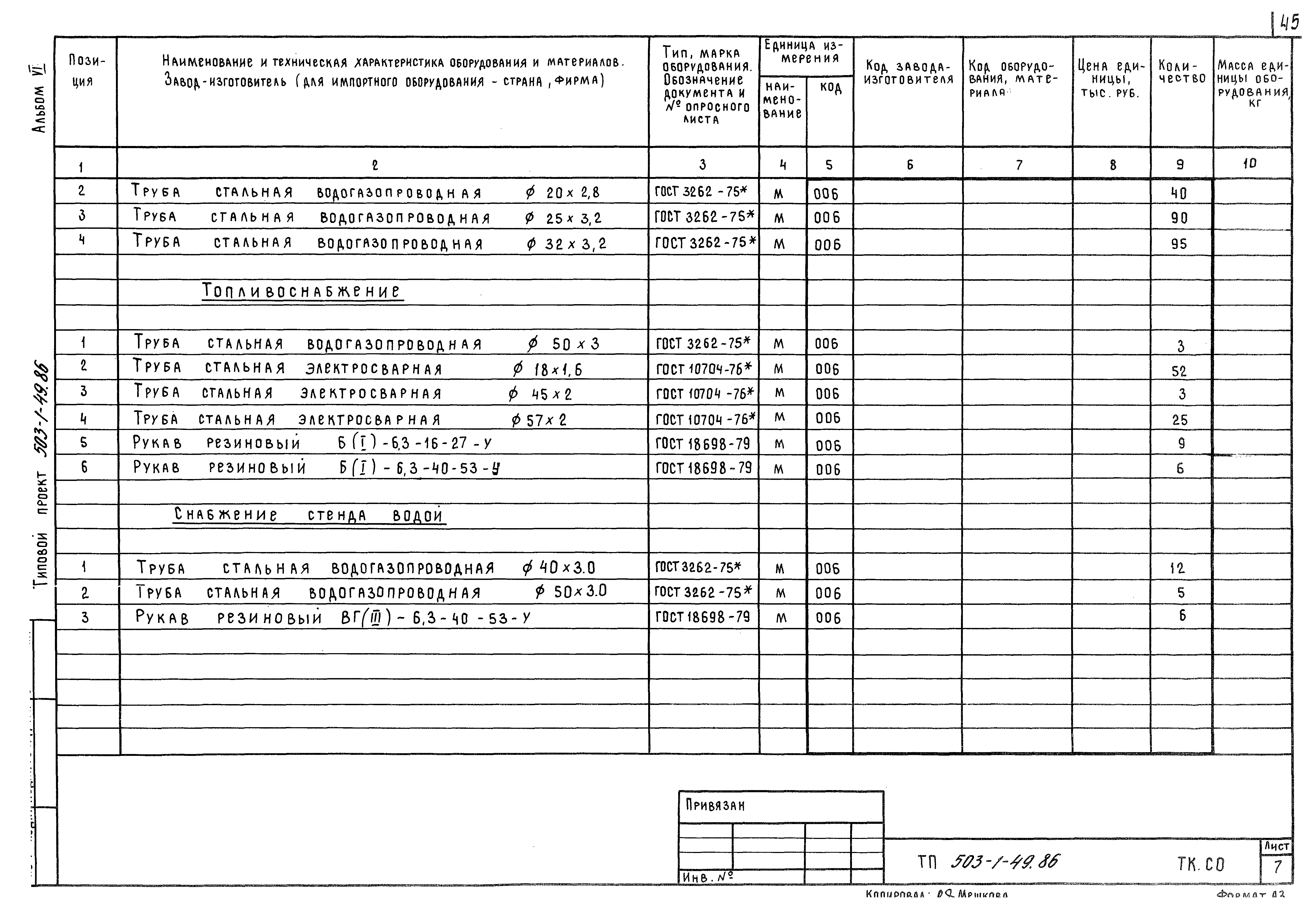 Типовой проект 503-1-49.86