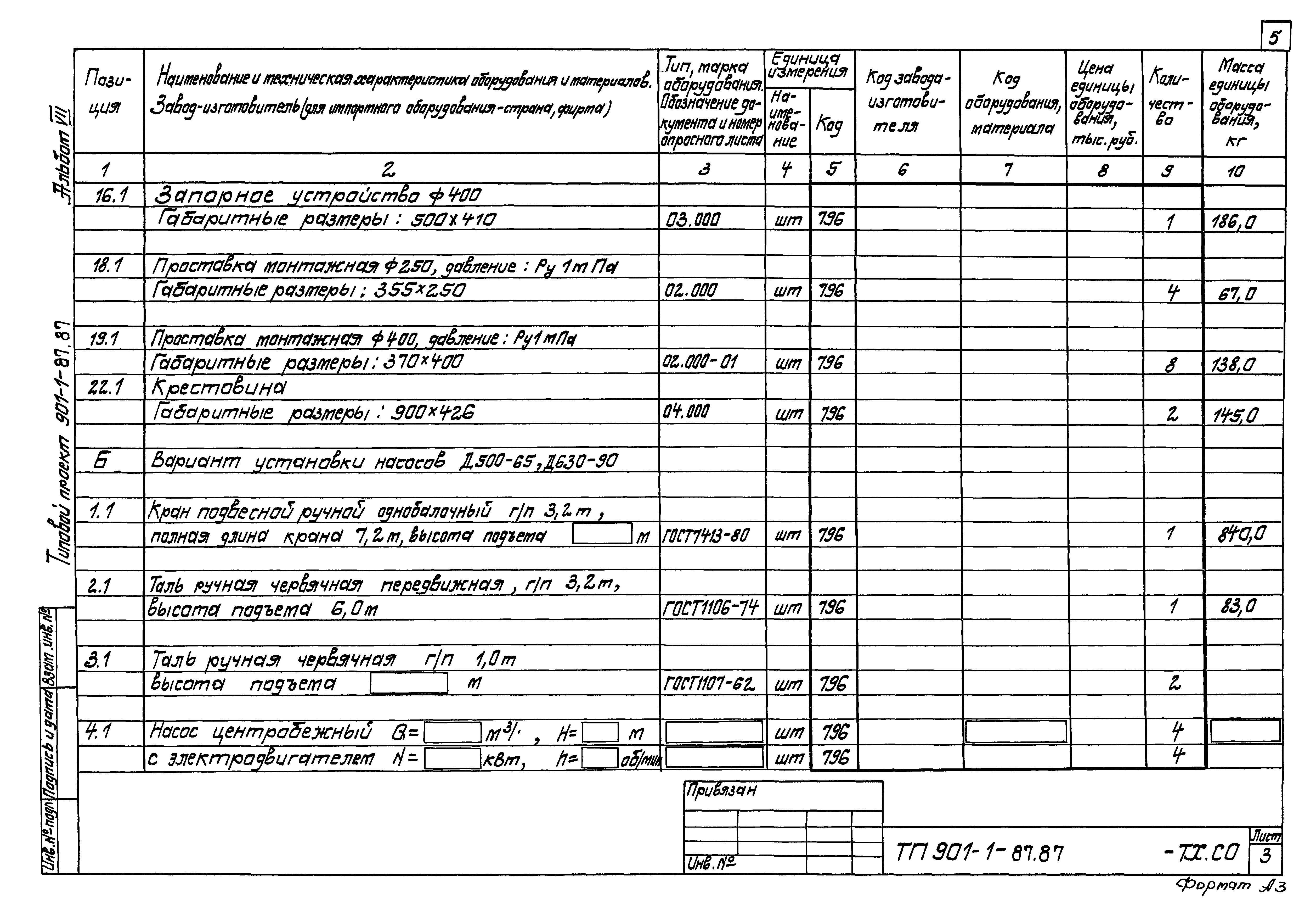 Типовой проект 901-1-86.87