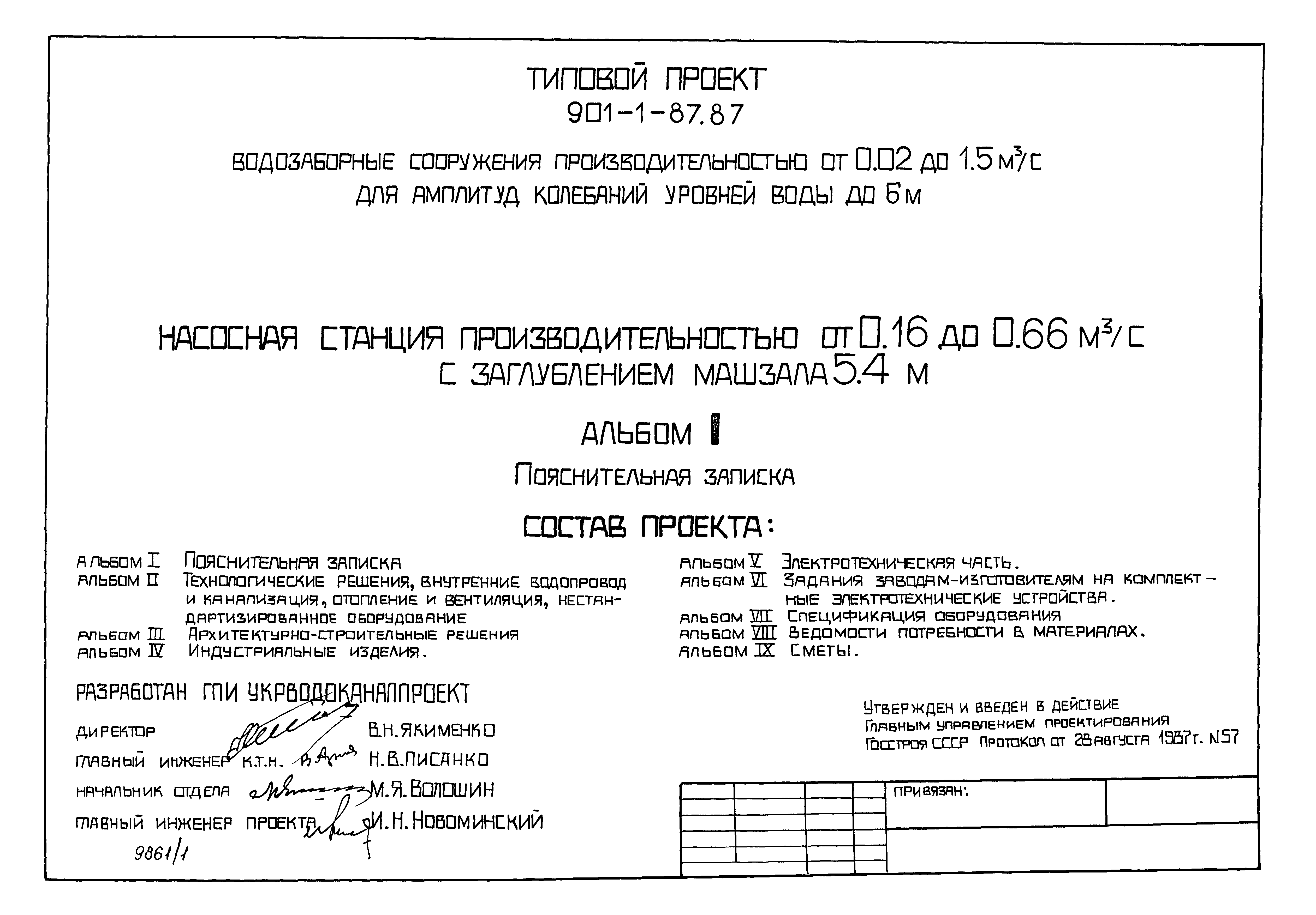 Типовой проект 901-1-86.87