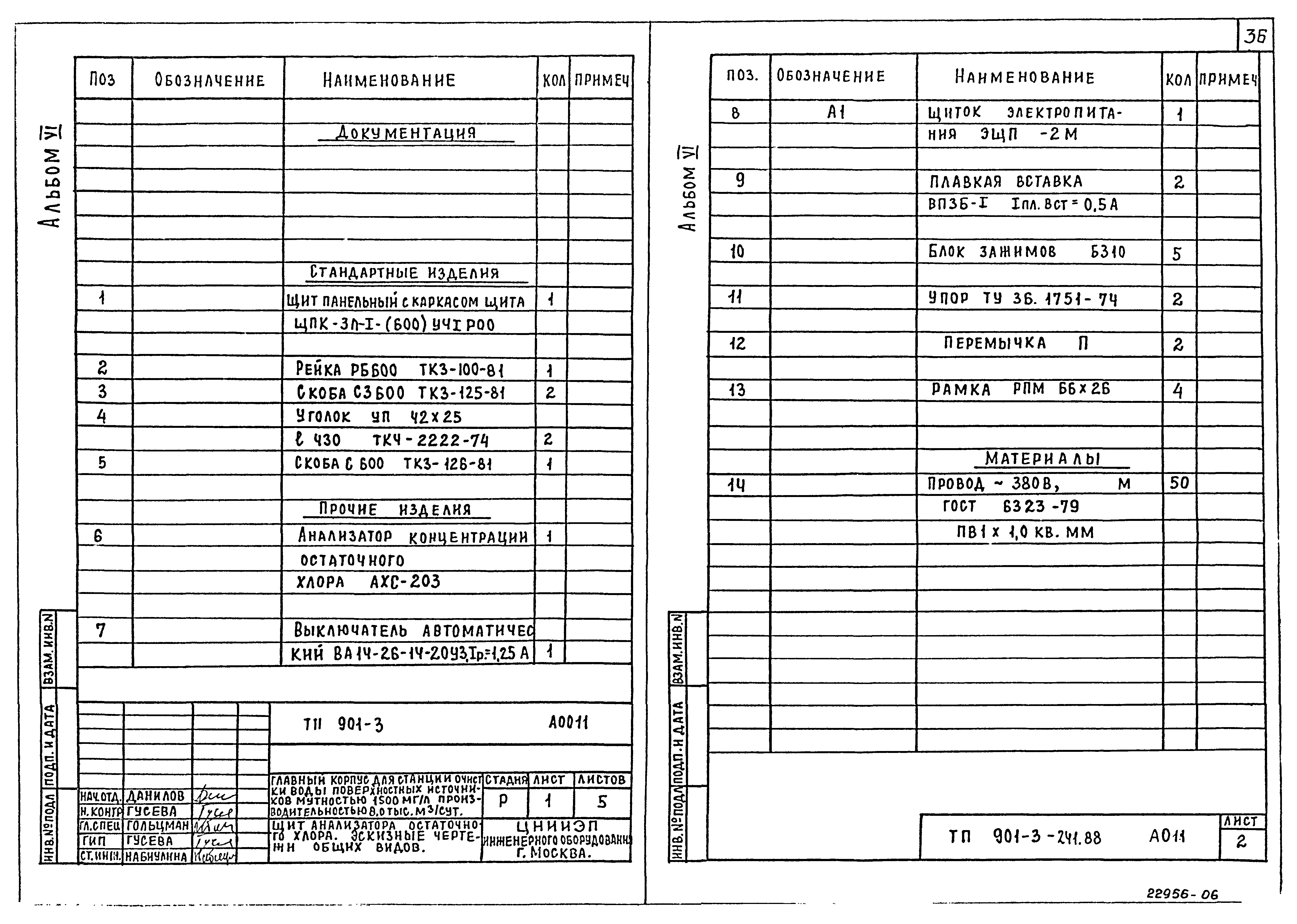 Типовой проект 901-3-241.88