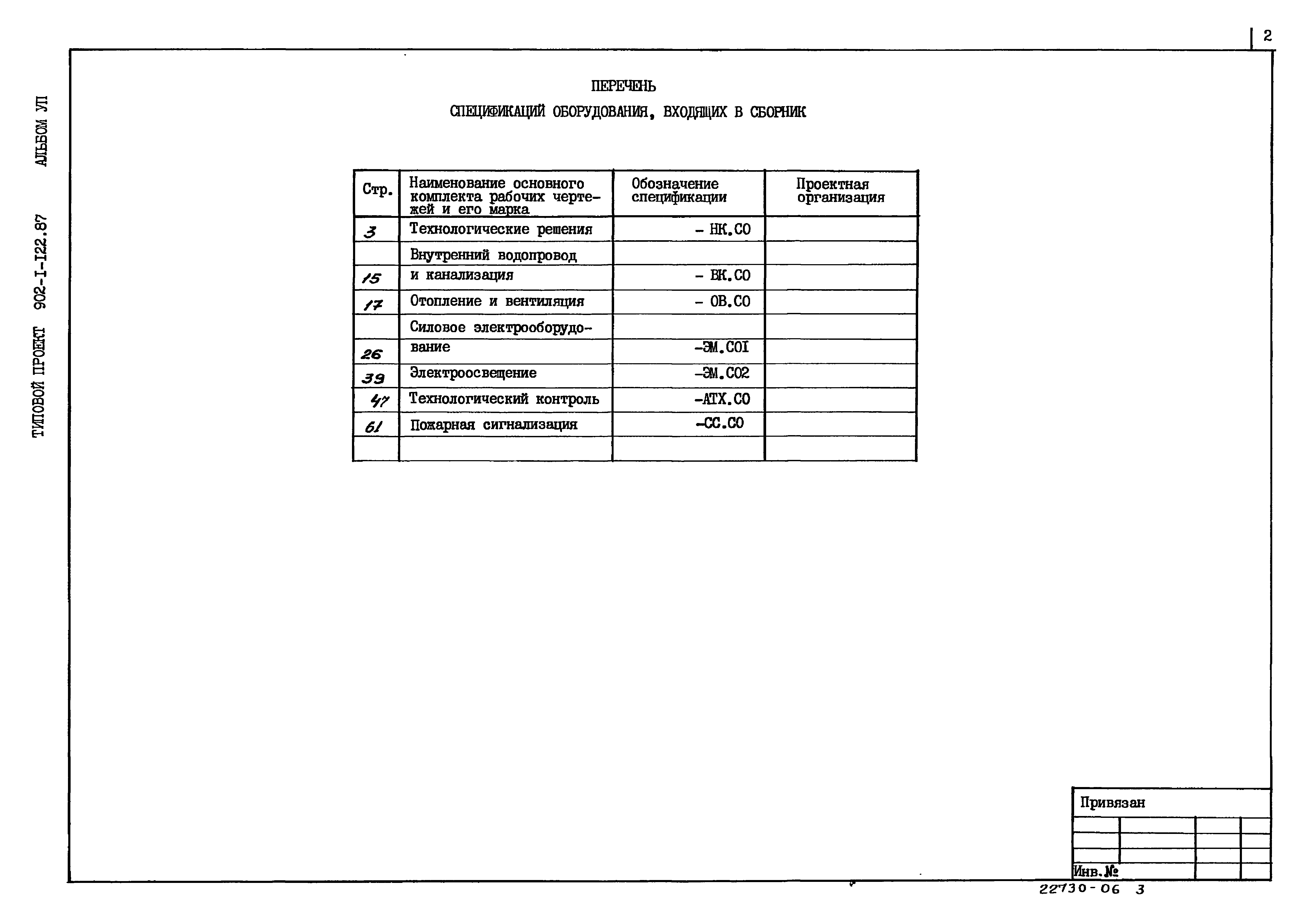 Типовой проект 902-1-121.87